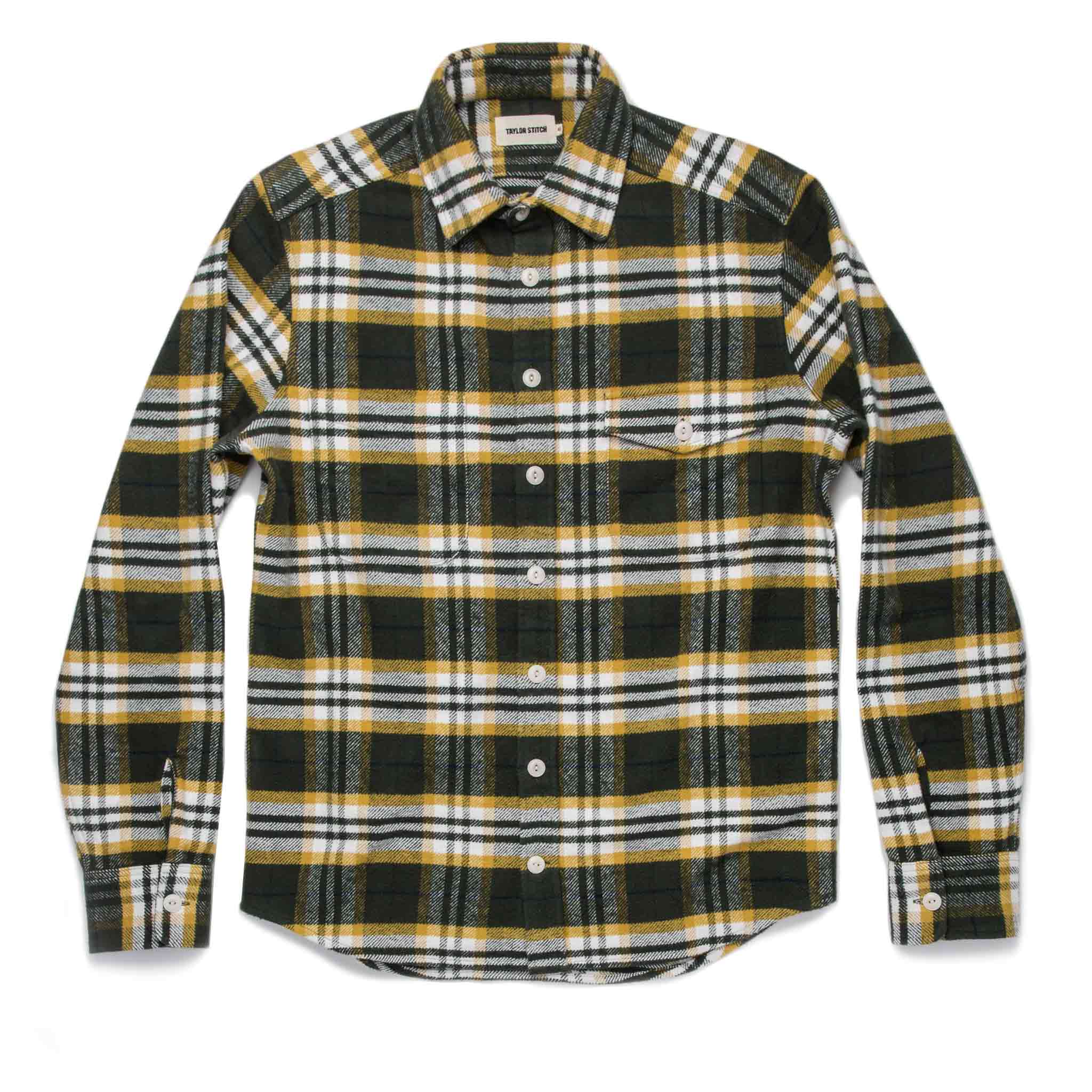 Green Plaid Shirt J934