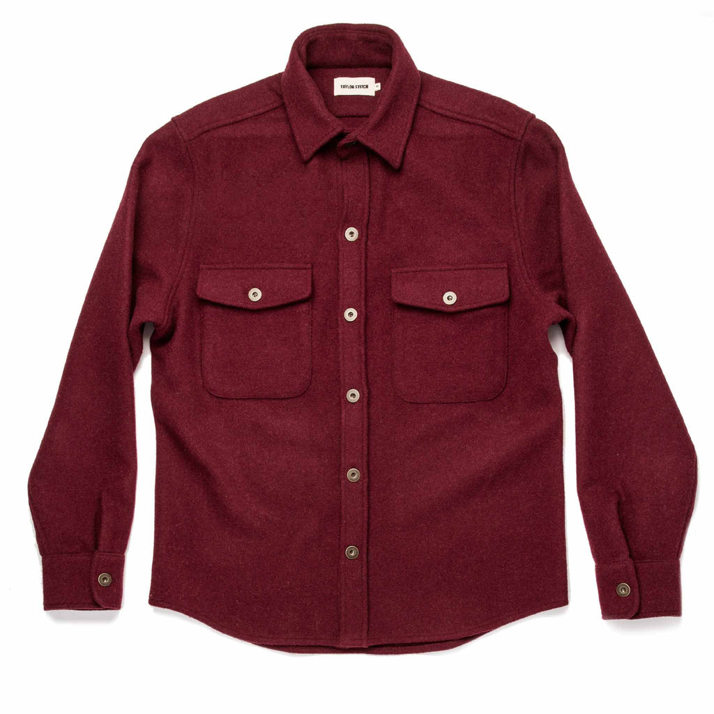 The Explorer Shirt in Burgundy