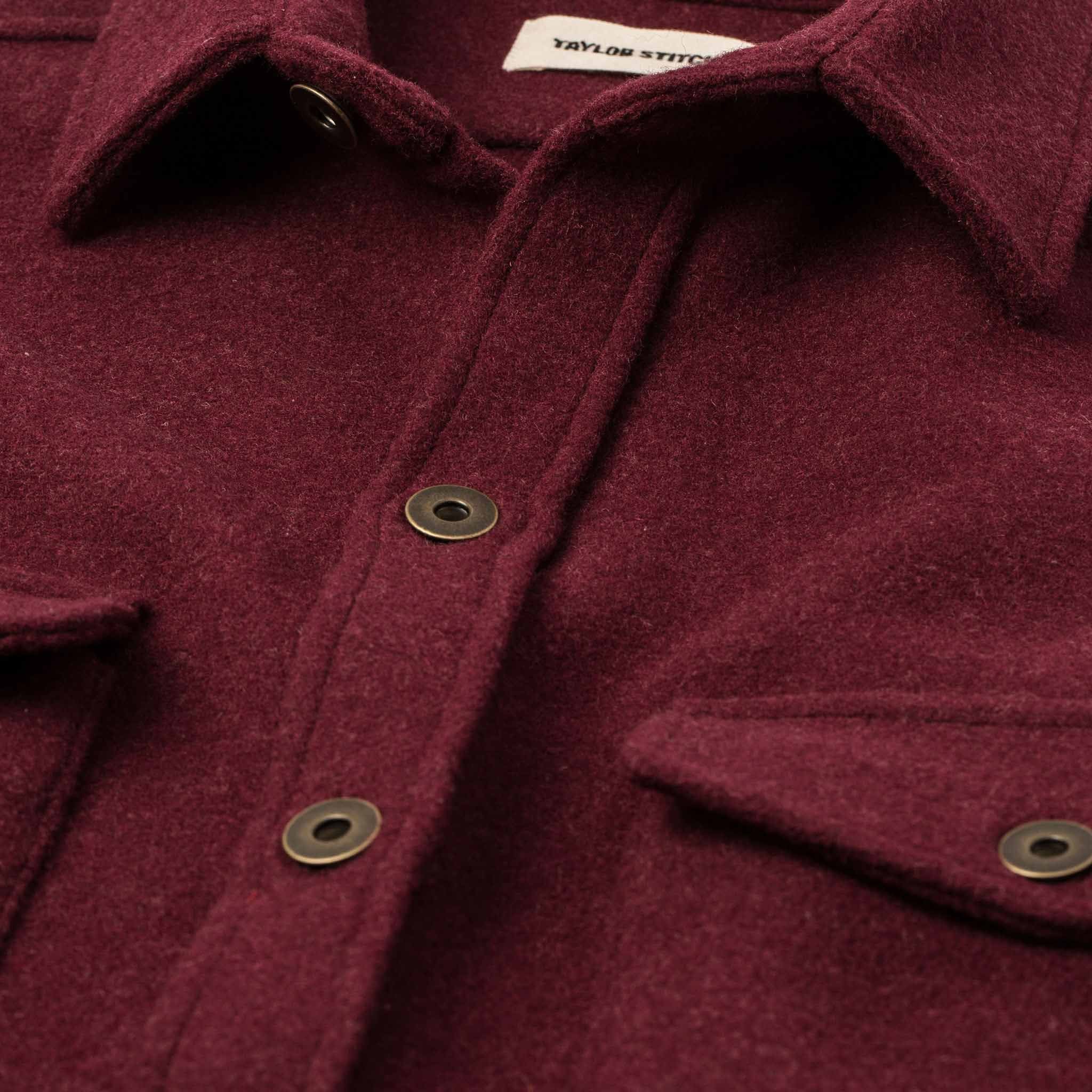 The Explorer Shirt in Burgundy