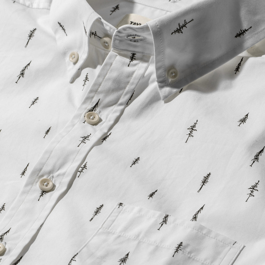 The Short Sleeve Jack in Tree Top Poplin
