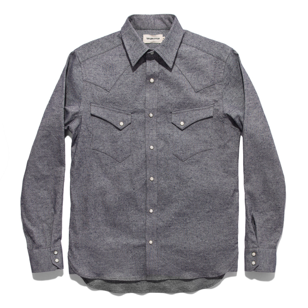 The Western Shirt in Upcycled Chambray