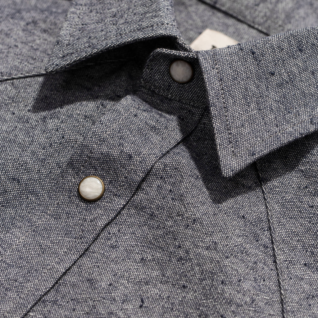 The Western Shirt in Upcycled Chambray