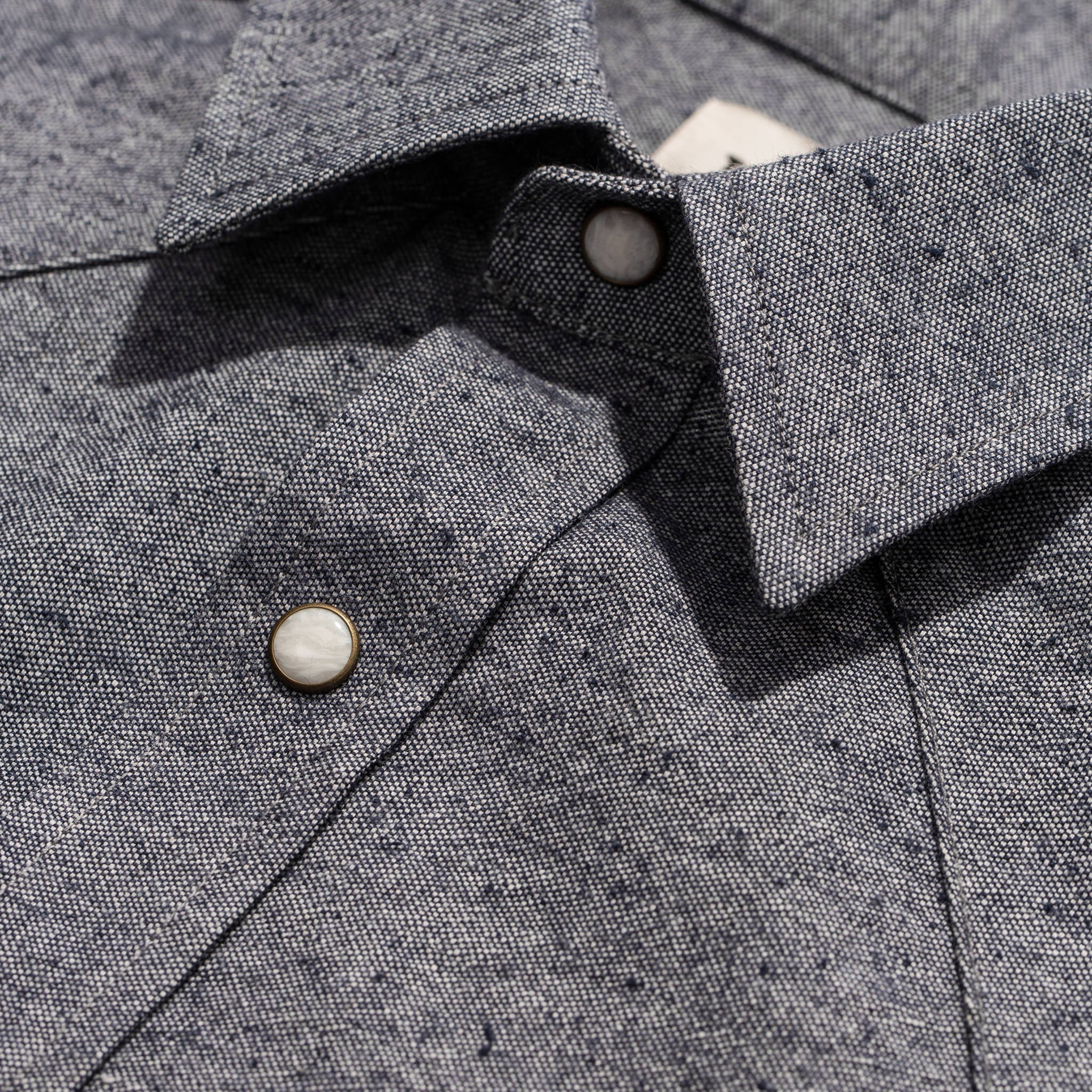 The Western Shirt in Upcycled Chambray