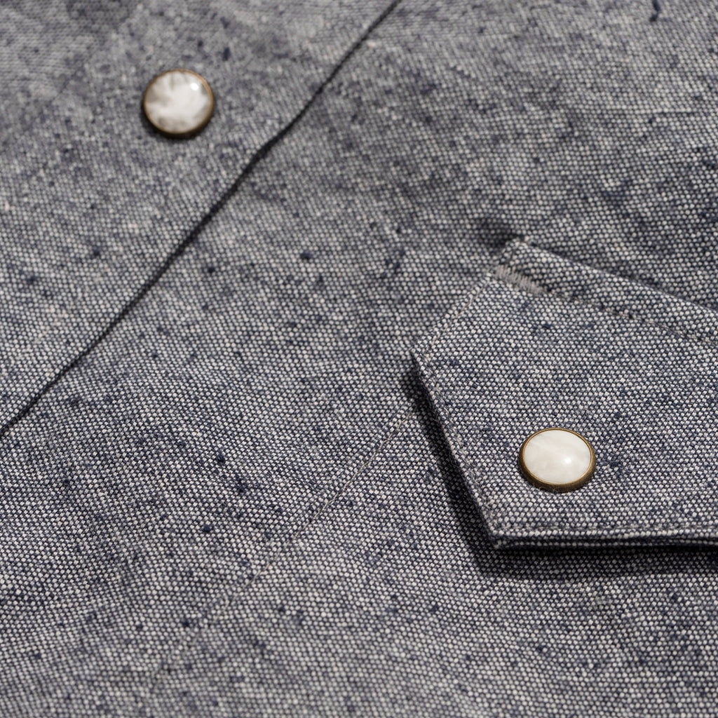 The Western Shirt in Upcycled Chambray