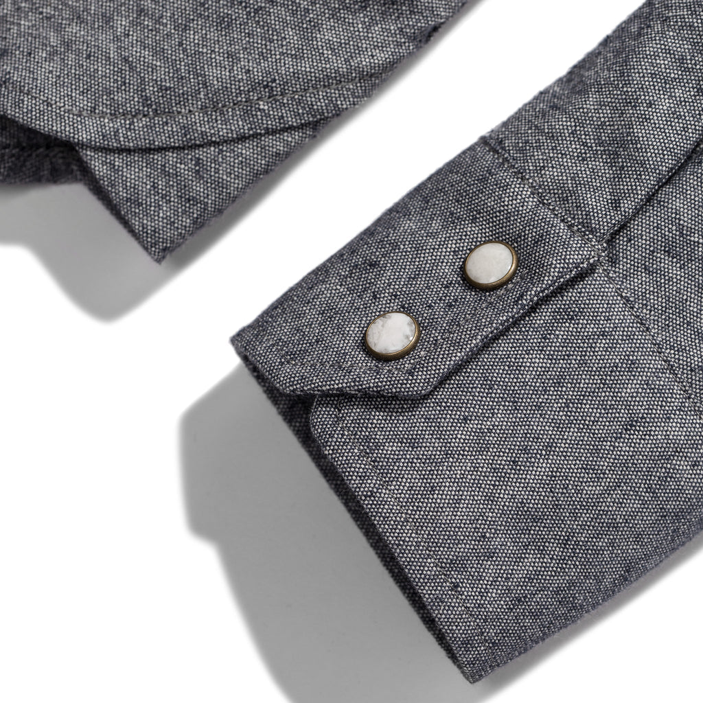 The Western Shirt in Upcycled Chambray