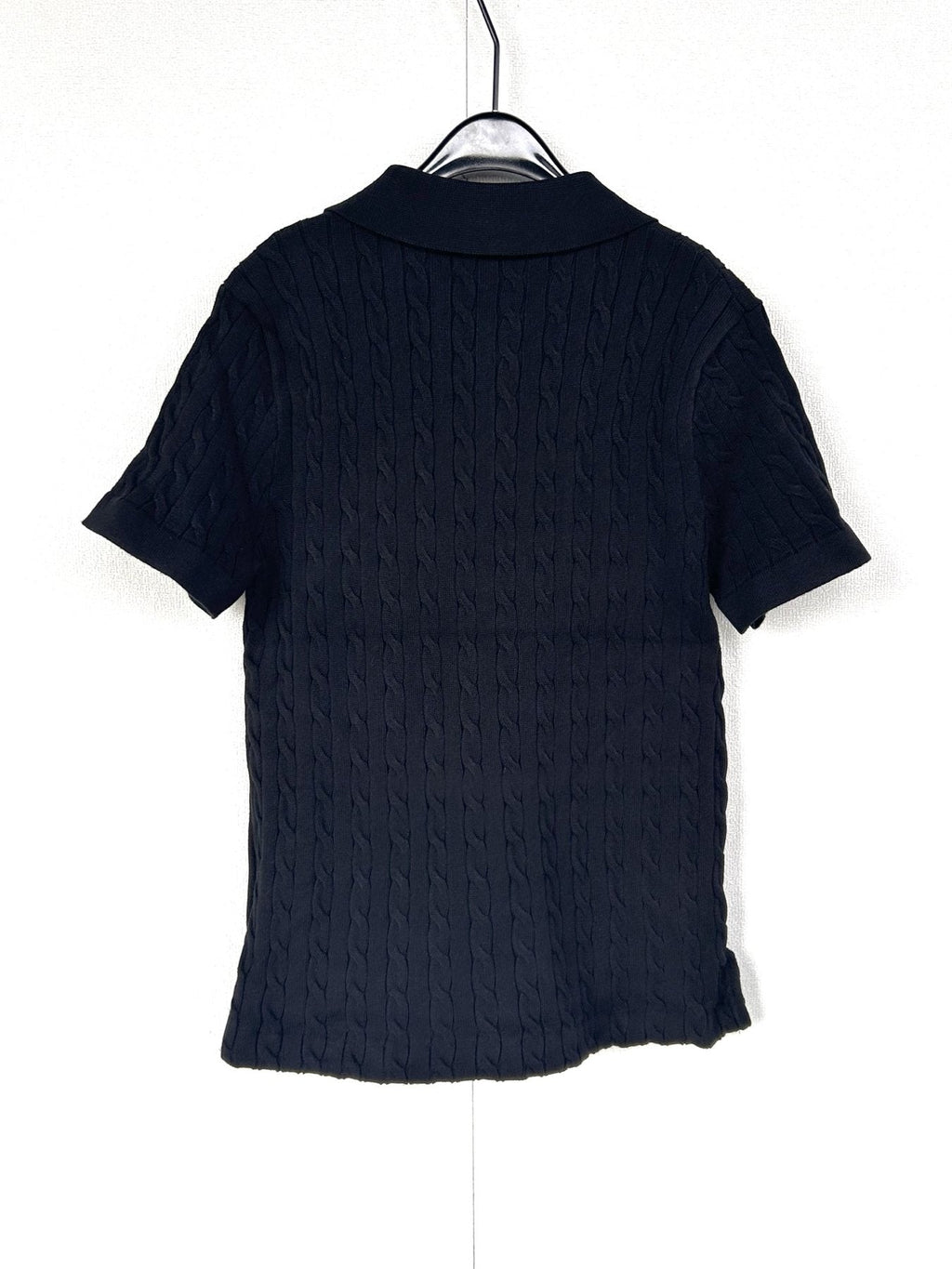 Ralph Lauren Women's Cable-Knit Short-Sleeve Polo Shirt