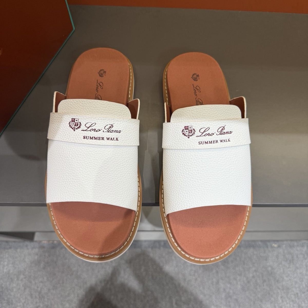 Loro Piana Men's Summer Walk Slide Sandals