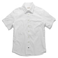 White Poplin Short Sleeve Shirt Z168720
