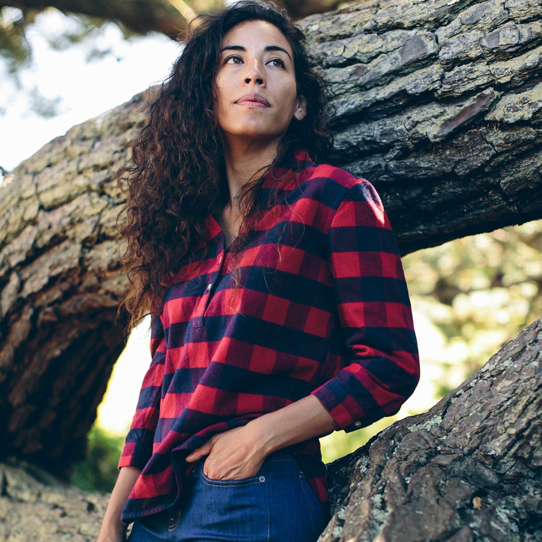 Red Buffalo Plaid Popover L708