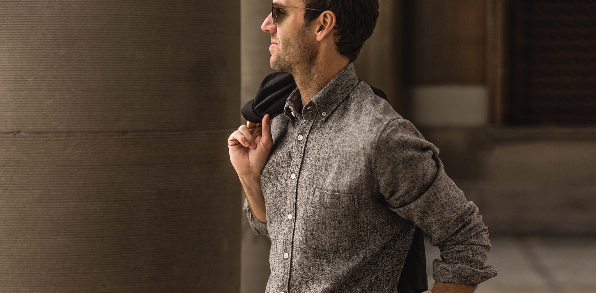 The Jack in Charcoal Hemp Melange