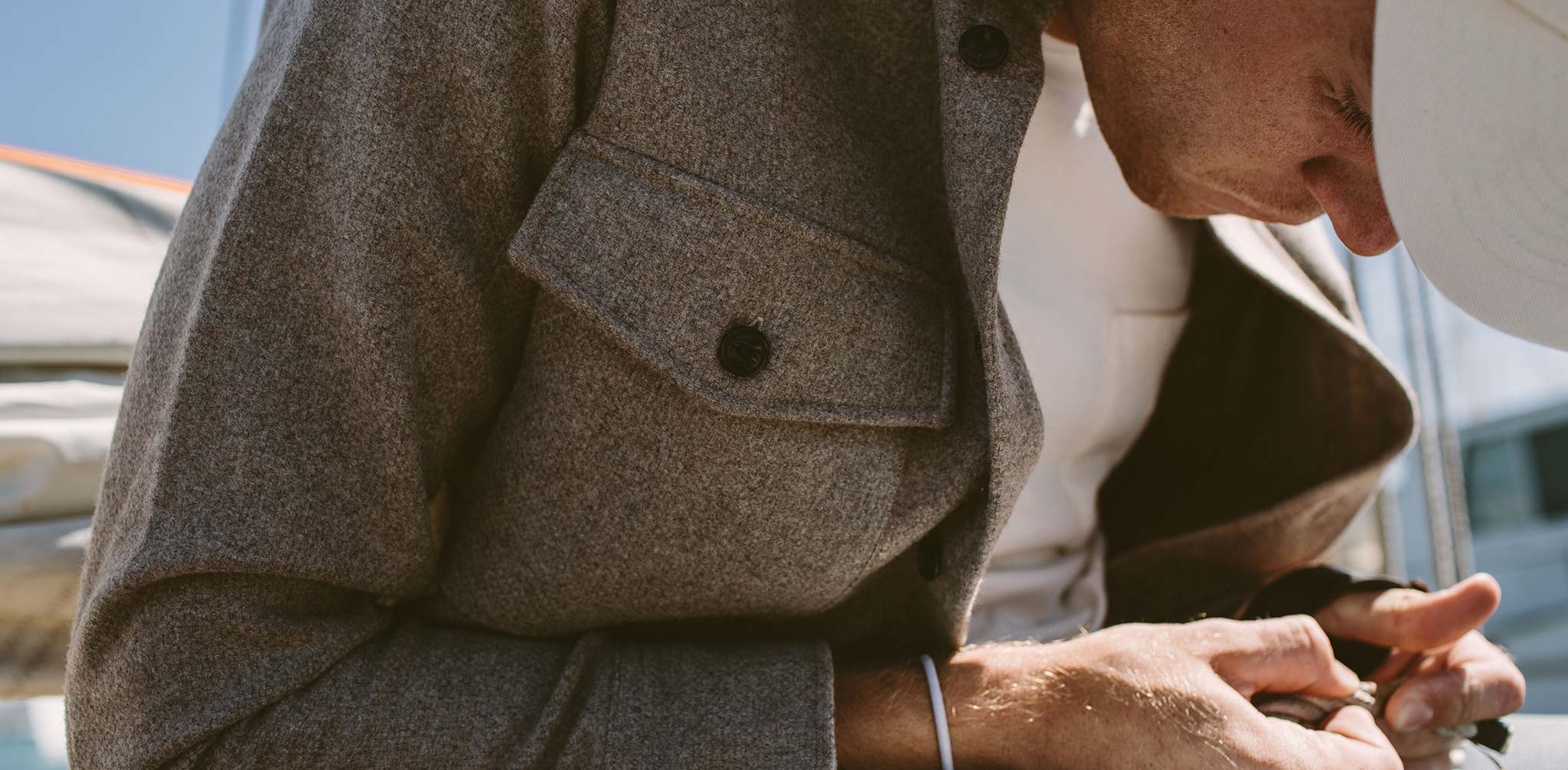 The Maritime Shirt Jacket in Natural
