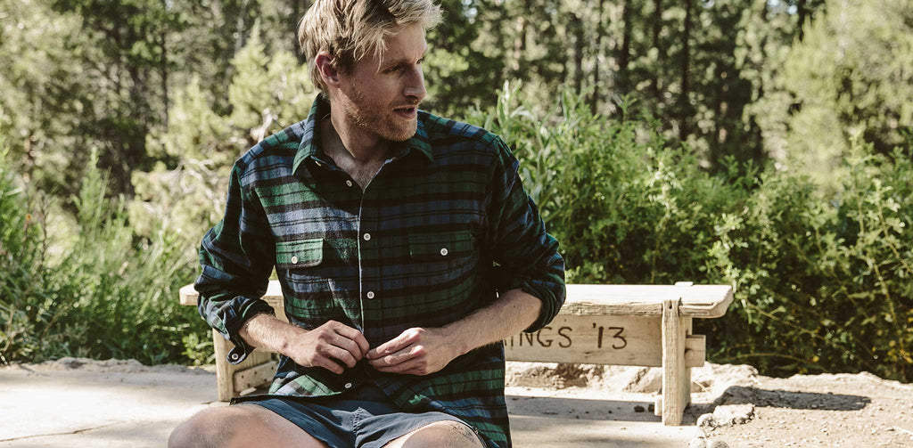 The Yosemite Shirt in Blackwatch Plaid