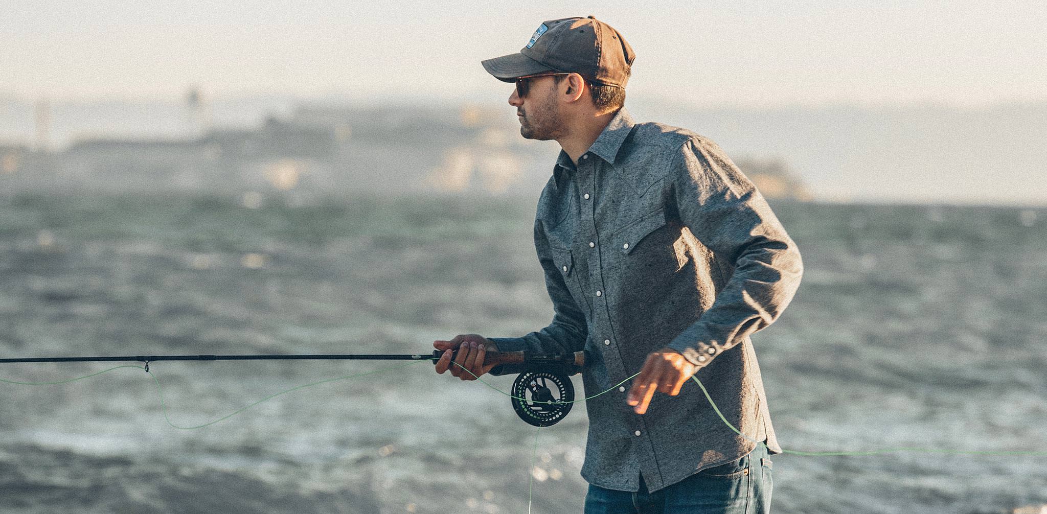 The Western Shirt in Upcycled Chambray