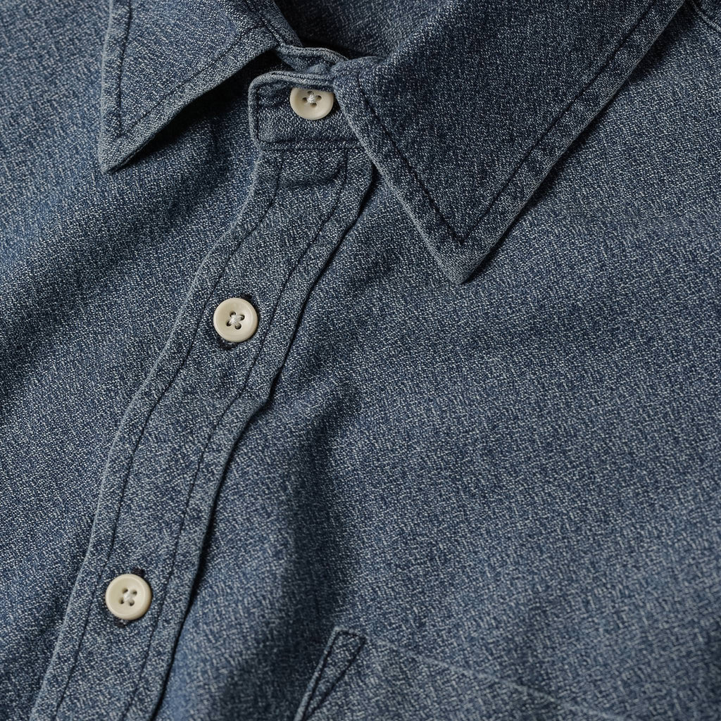The California in Washed Indigo Crepe