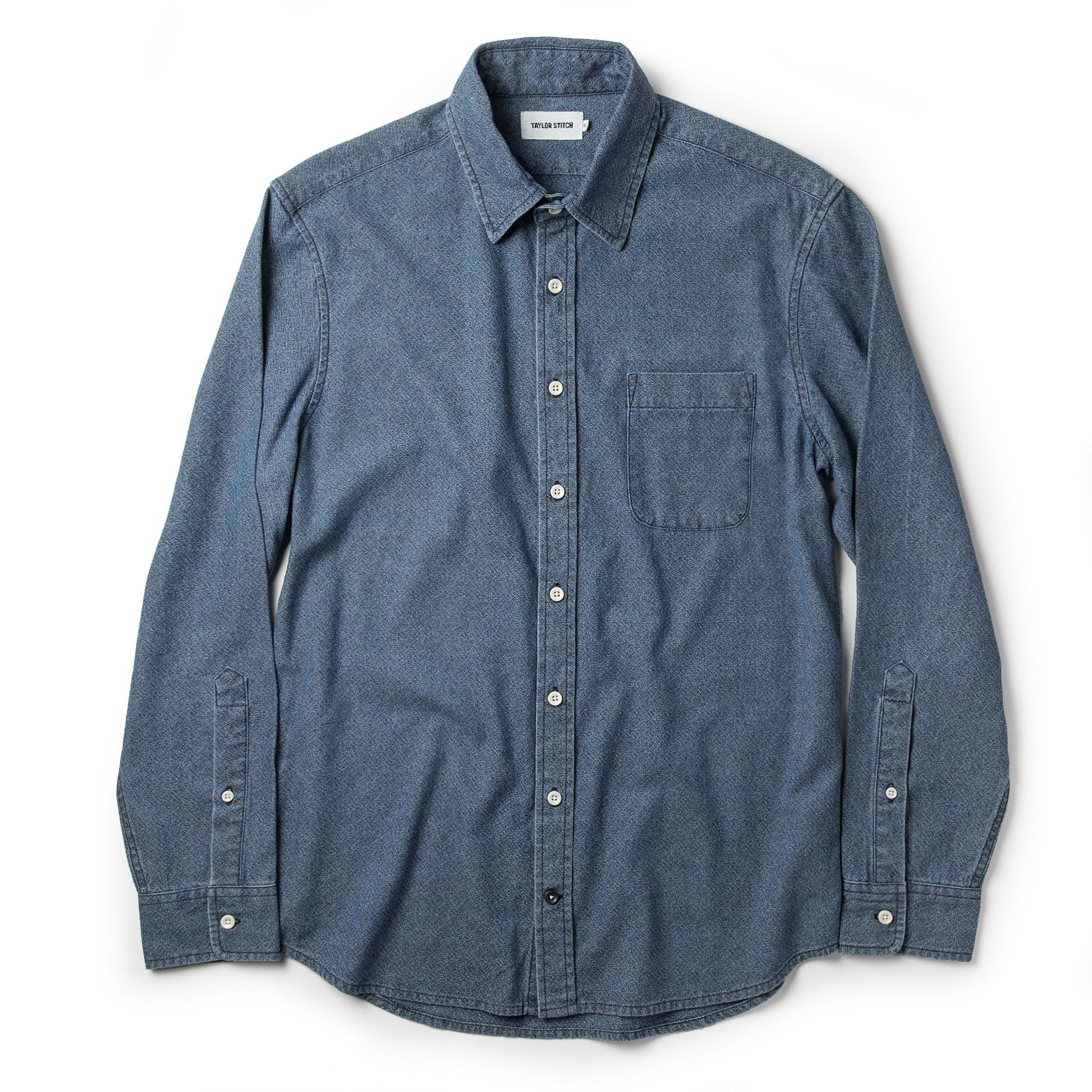 The California in Washed Indigo Crepe