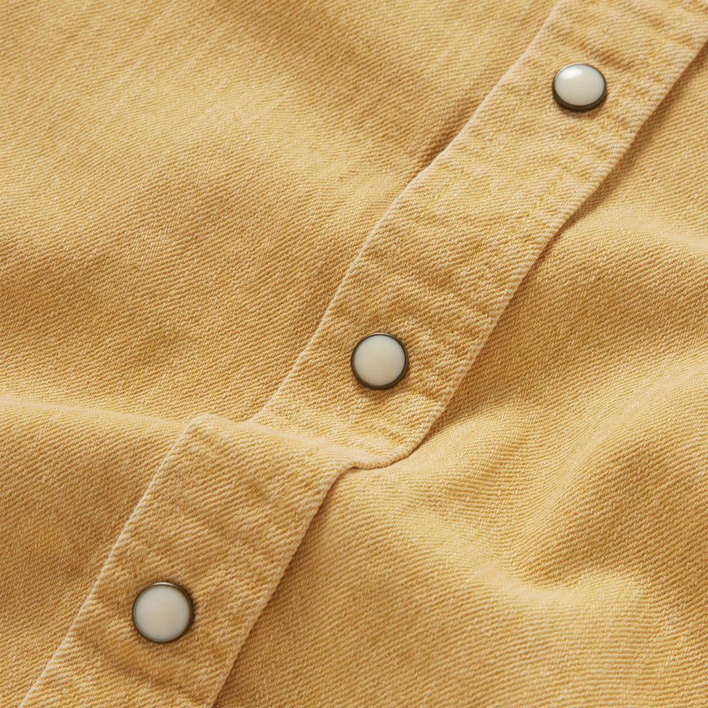 The Western Shirt in Wheat Selvage Denim