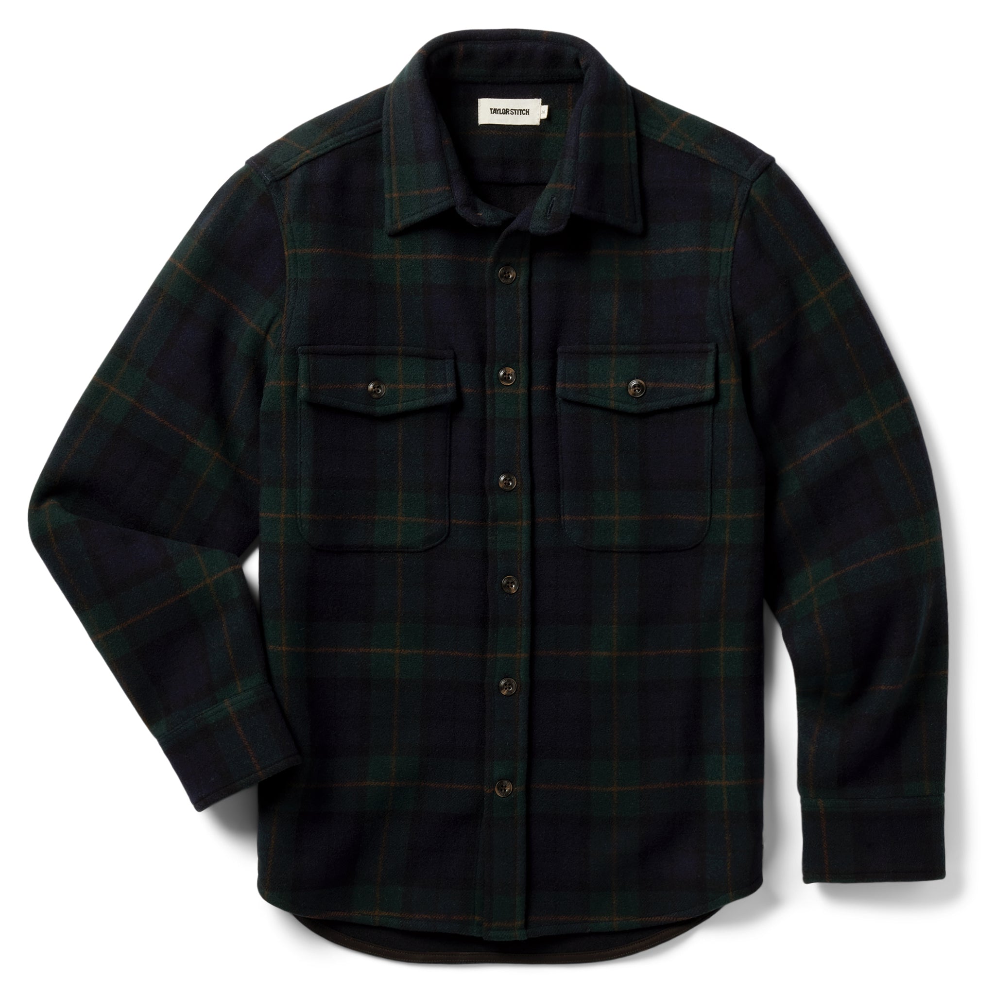 Shirt Jacket in Saltwater Plaid O536916
