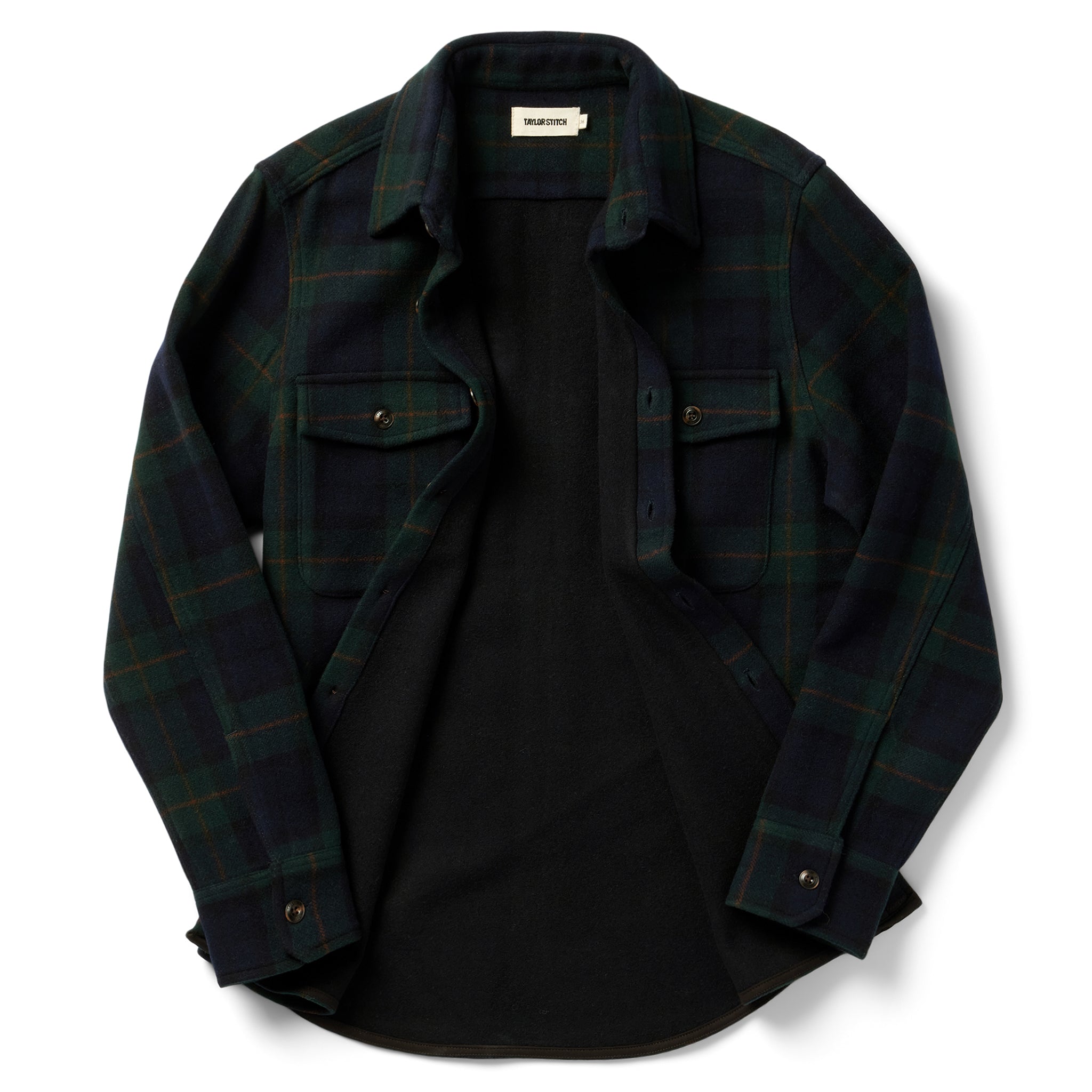 Shirt Jacket in Saltwater Plaid O536916
