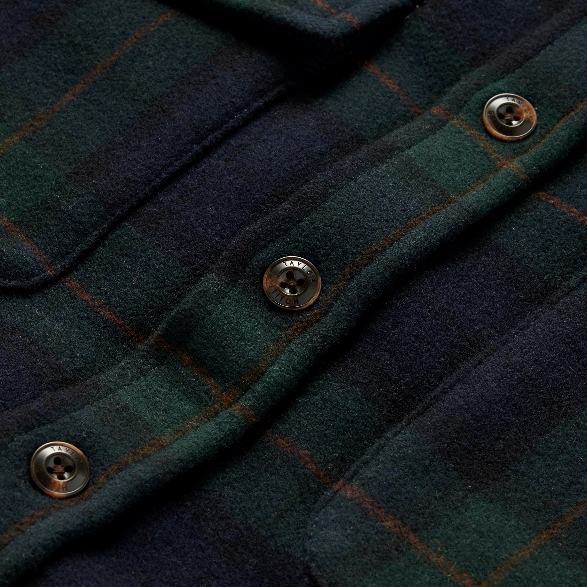 Shirt Jacket in Saltwater Plaid O536916