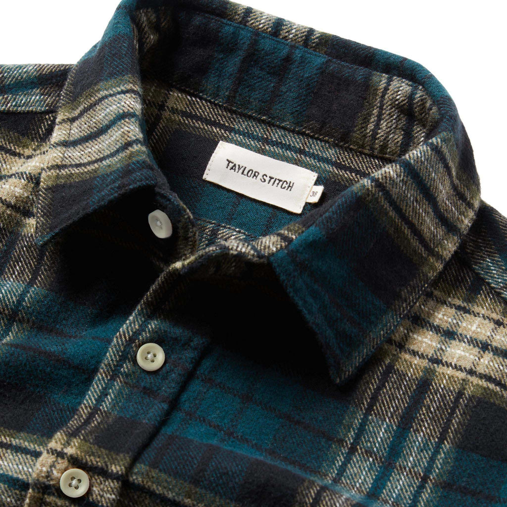 The Ledge Shirt in Deep Sea Plaid