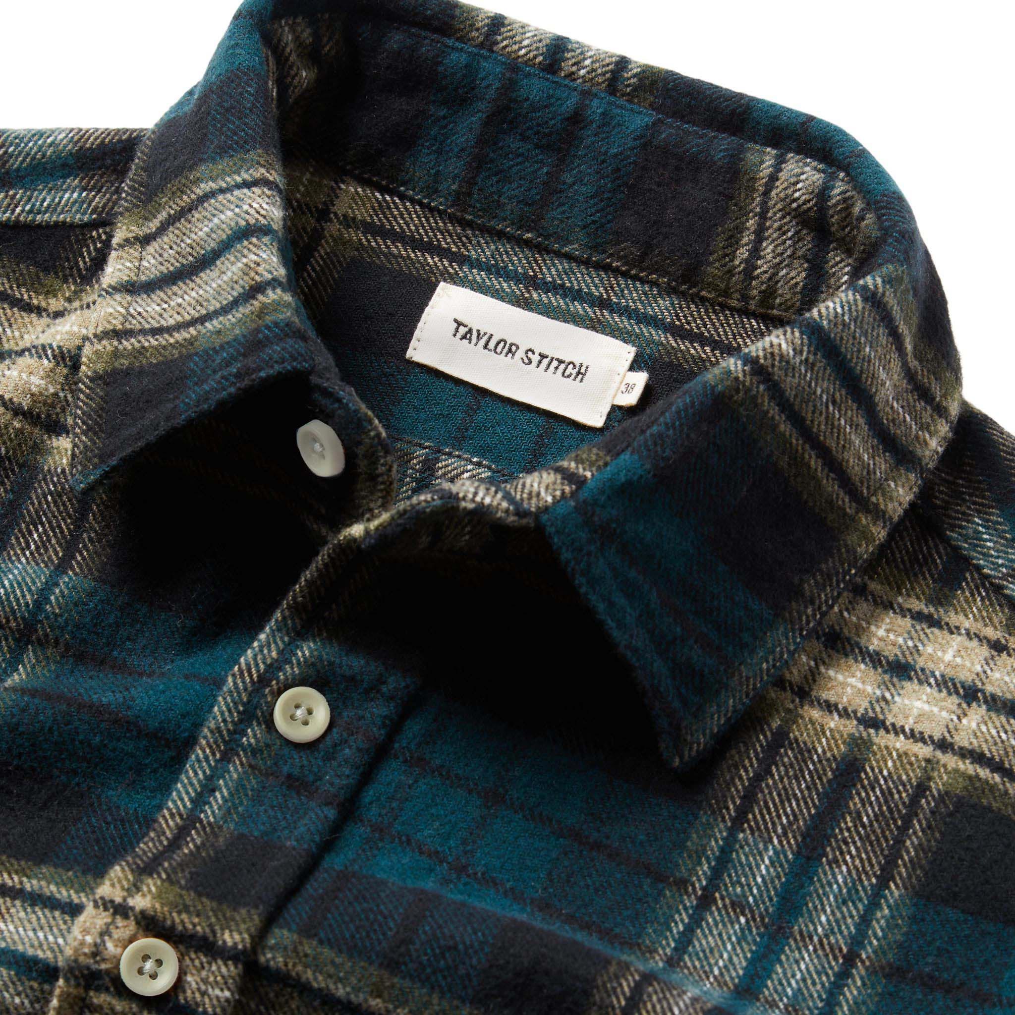 The Ledge Shirt in Deep Sea Plaid