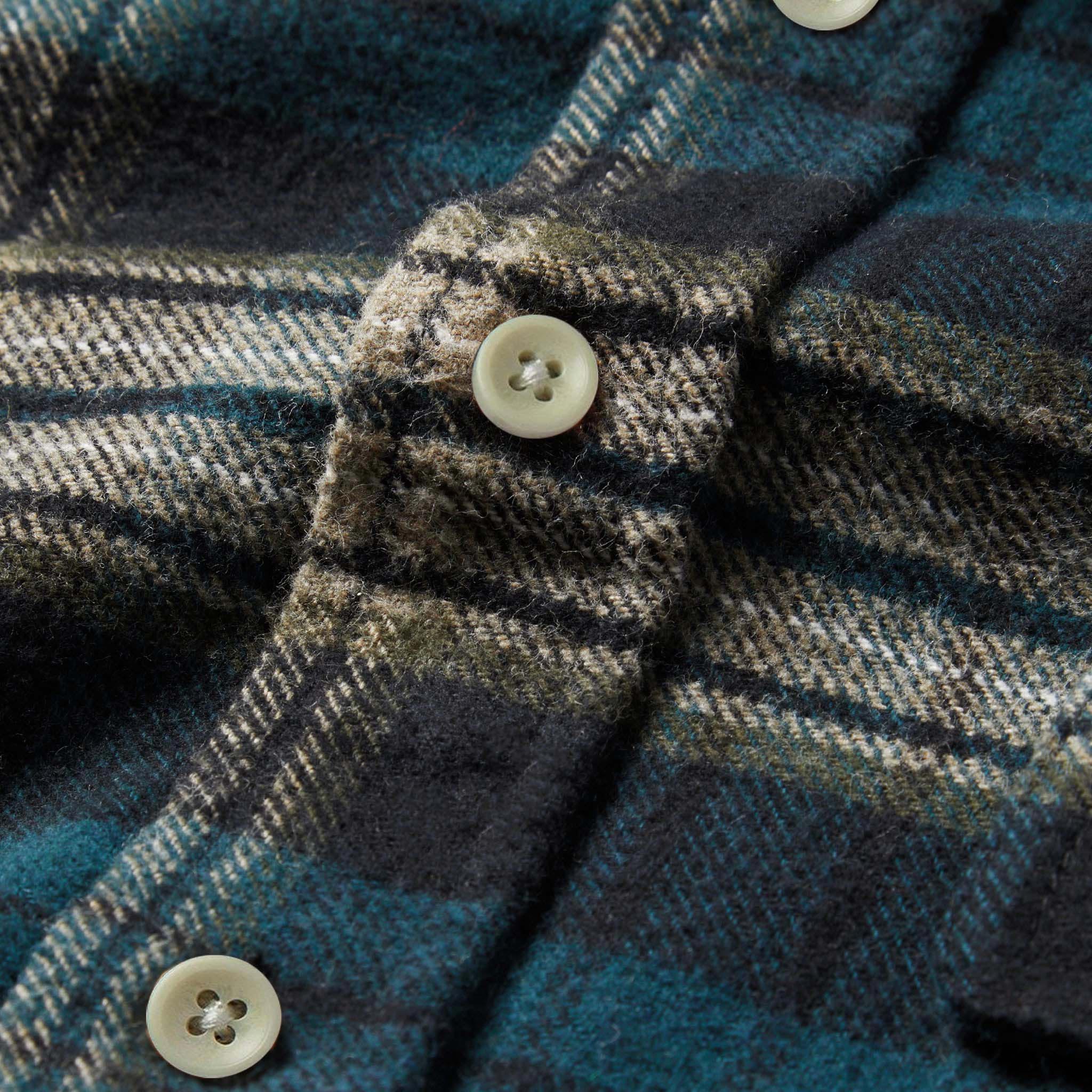 The Ledge Shirt in Deep Sea Plaid