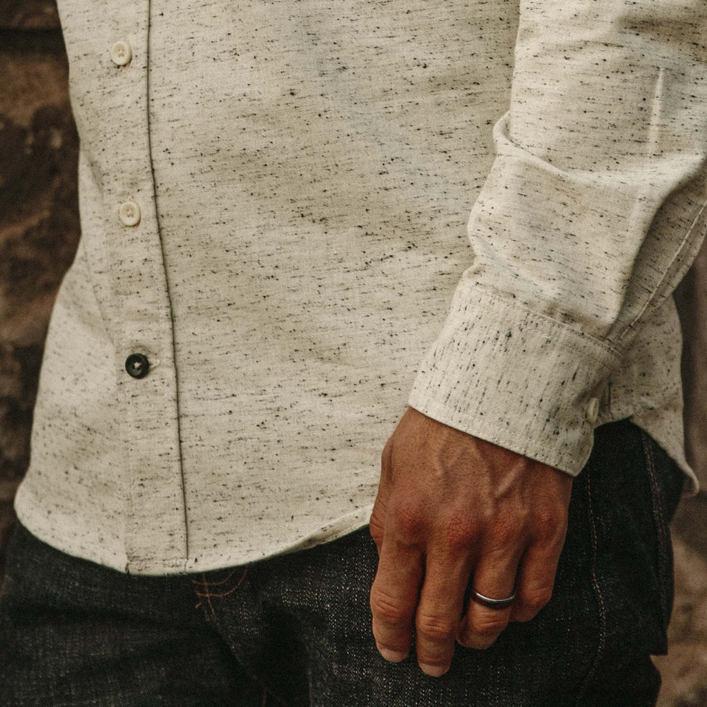 The Utility Shirt in Japanese Kuroki Natural Nep