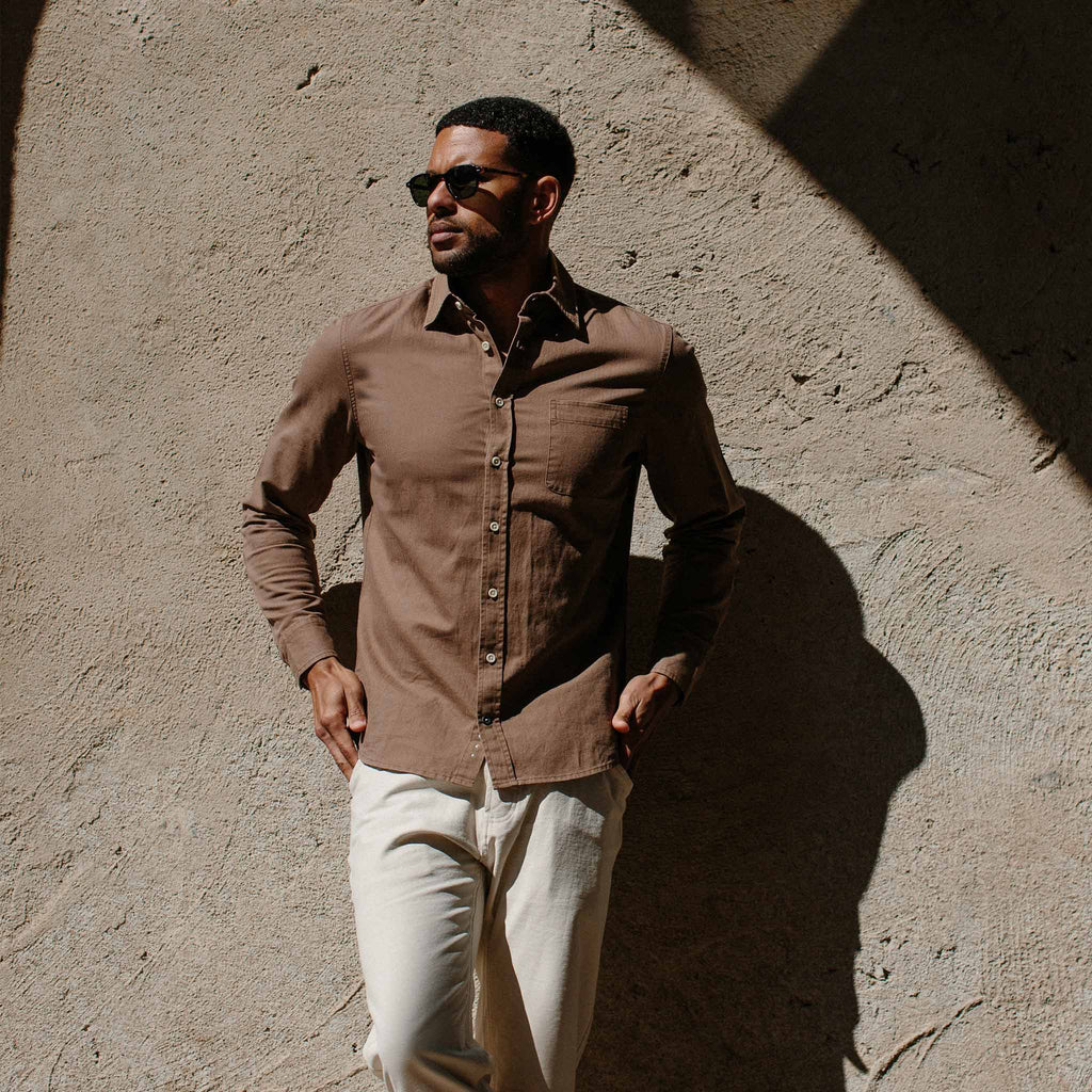 Khaki Herringbone R817
