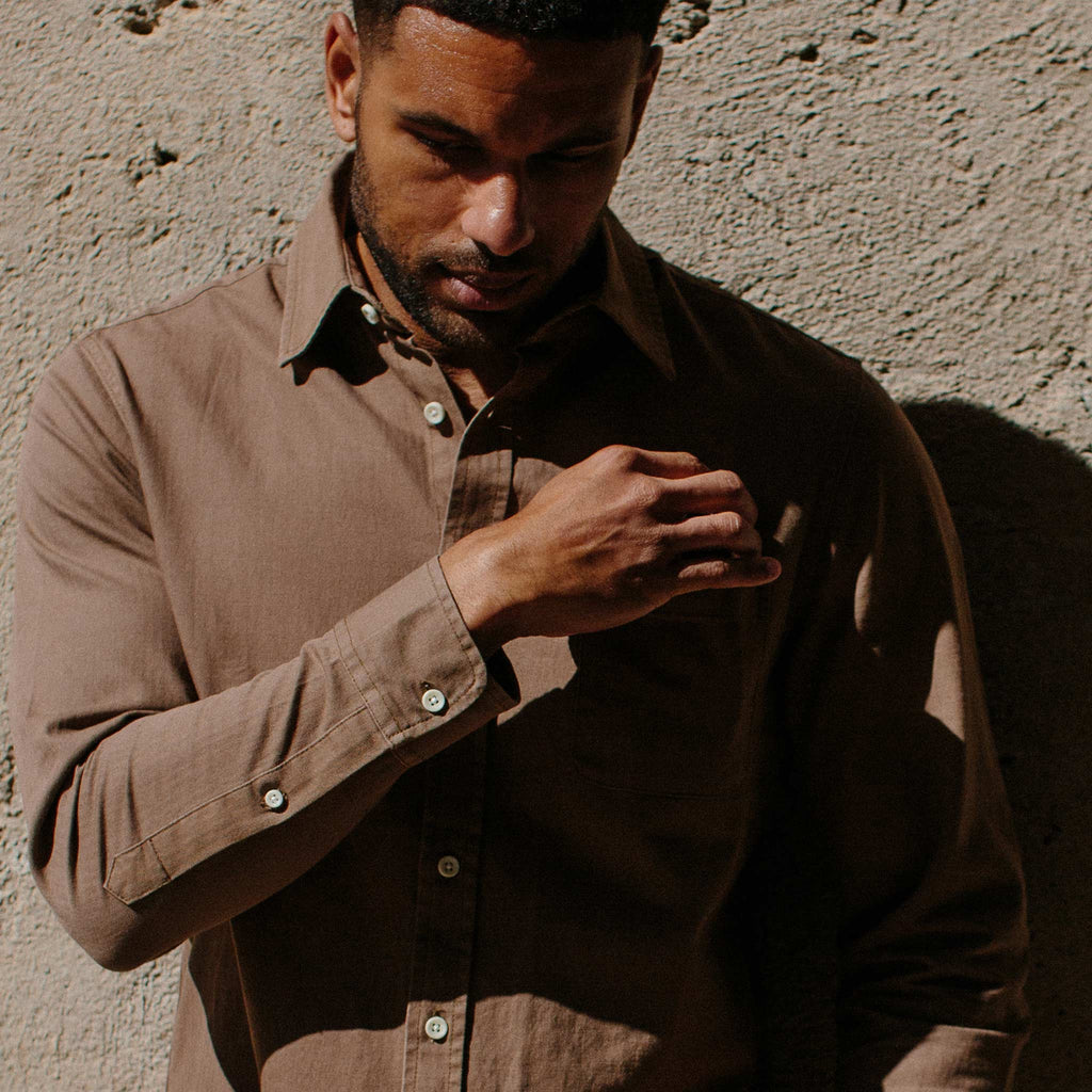 Khaki Herringbone R817