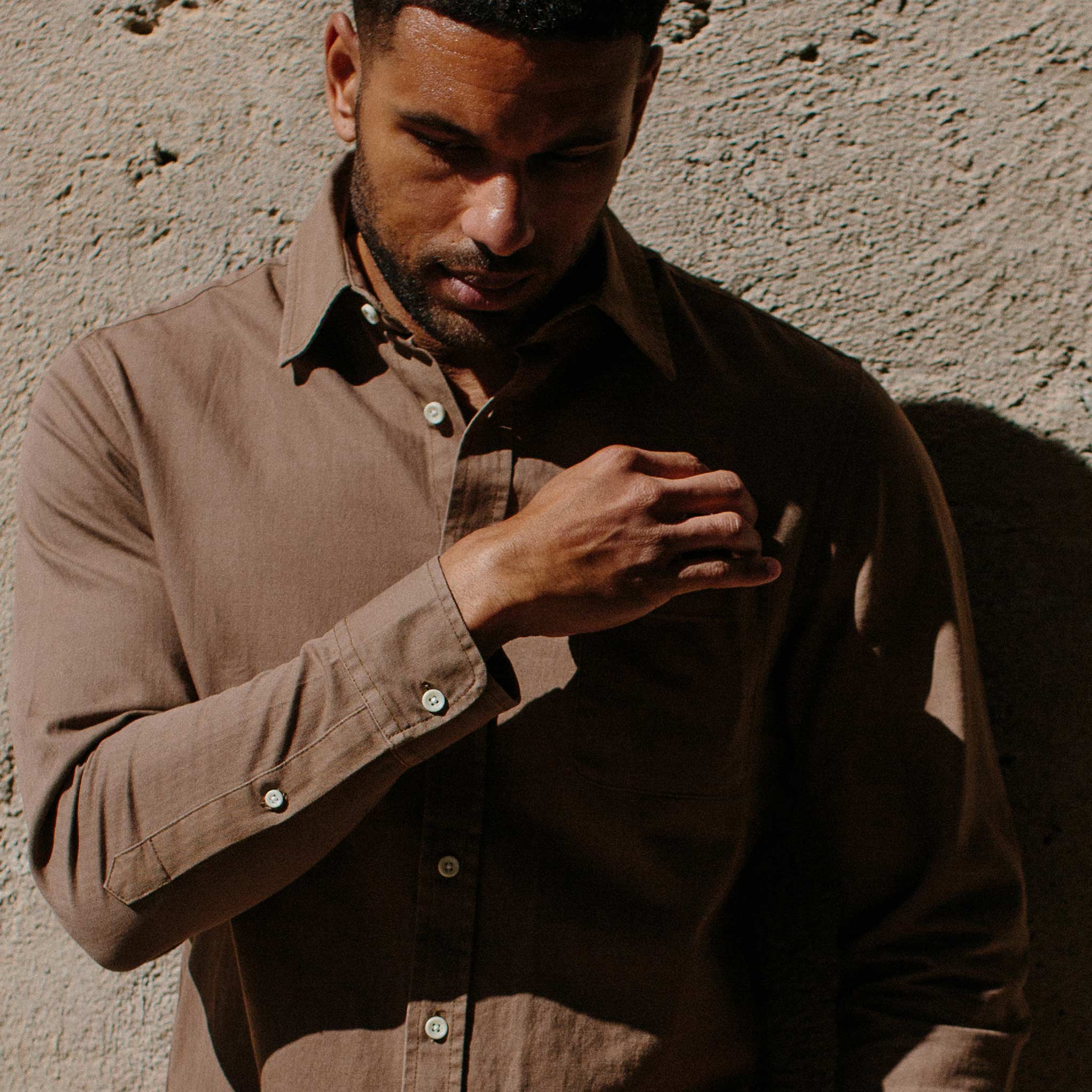 Khaki Herringbone R817