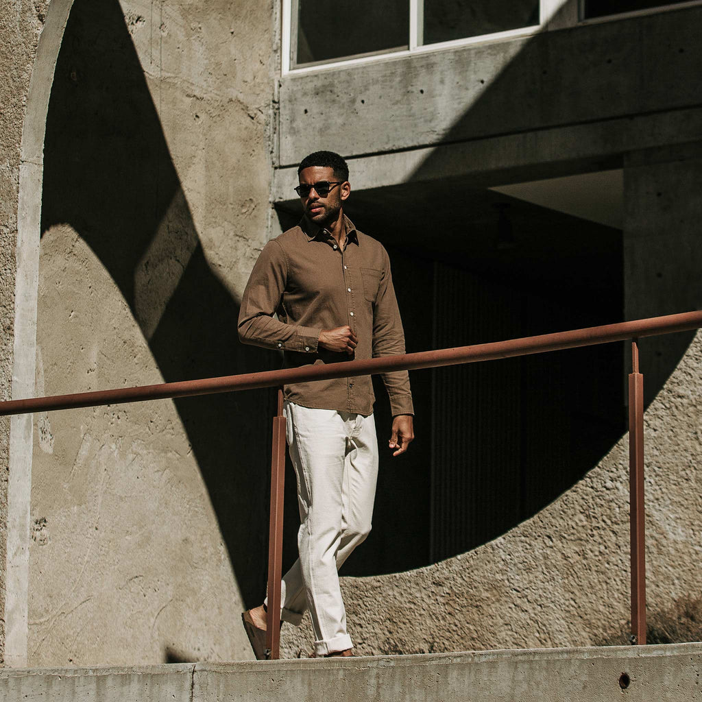 Khaki Herringbone R817