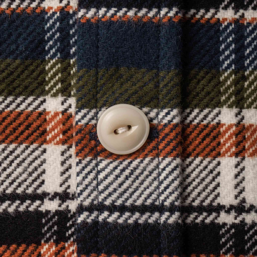 The Crater Shirt in Navy Plaid