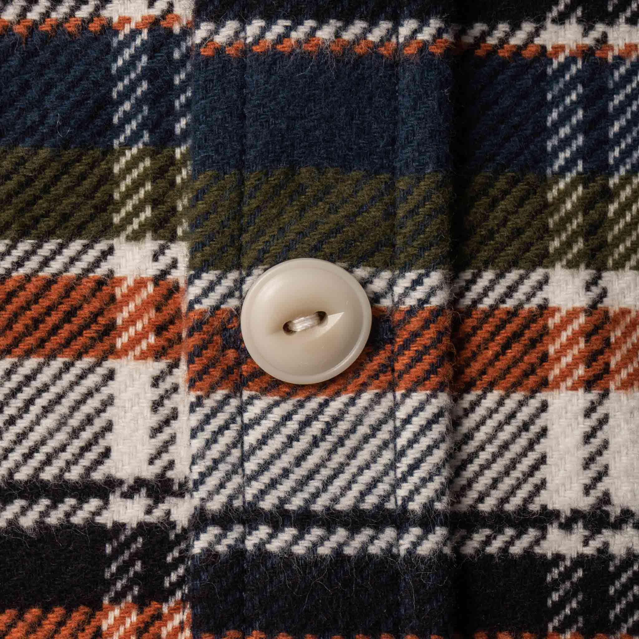 The Crater Shirt in Navy Plaid