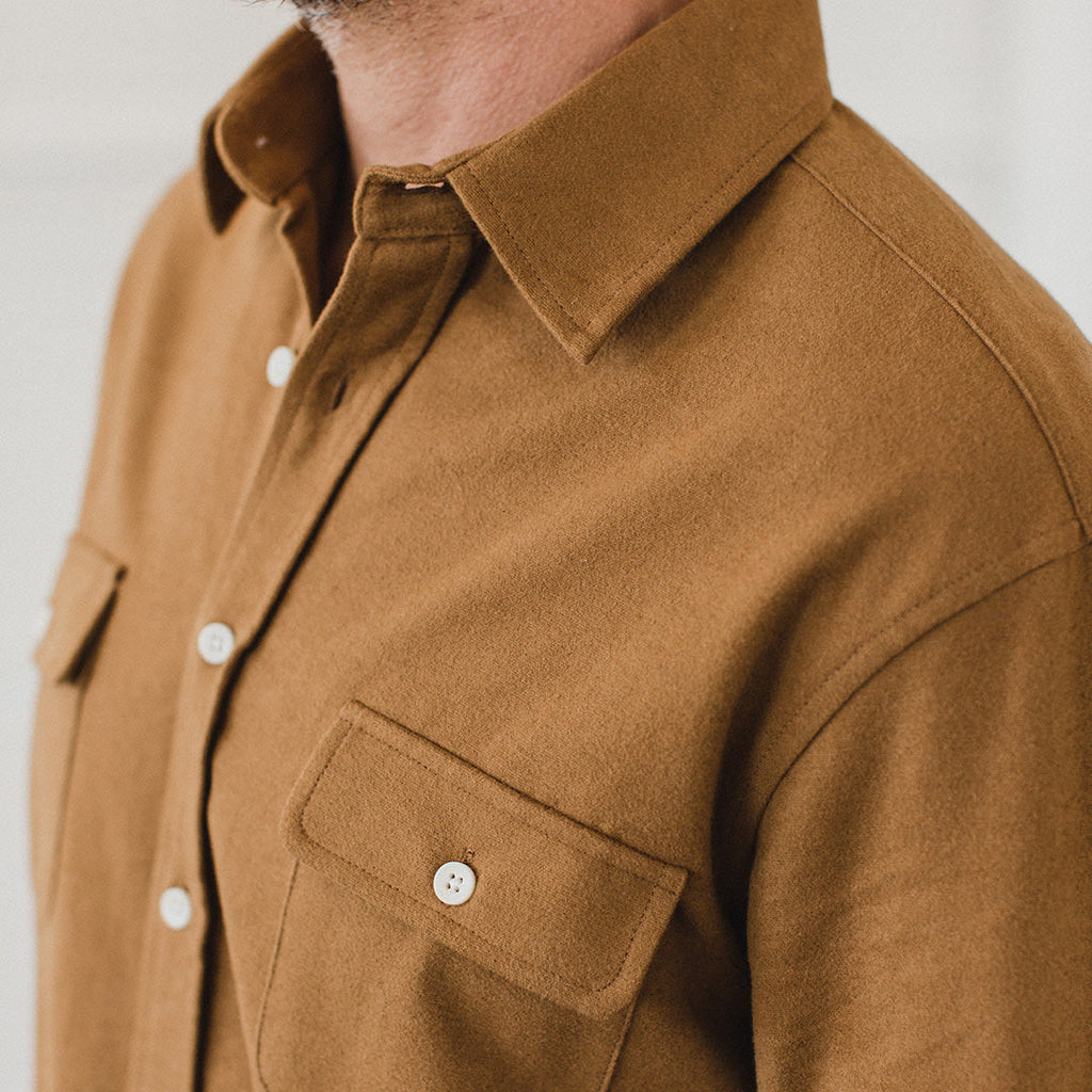 The Yosemite Shirt in British Khaki