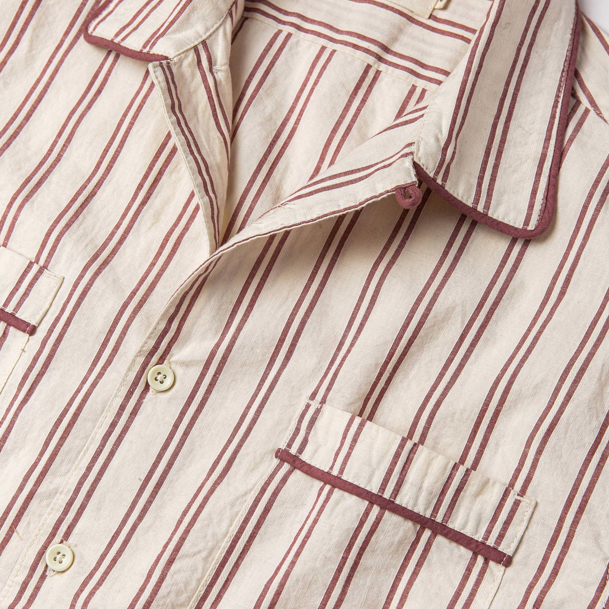 The Tulum in Cranberry Stripe