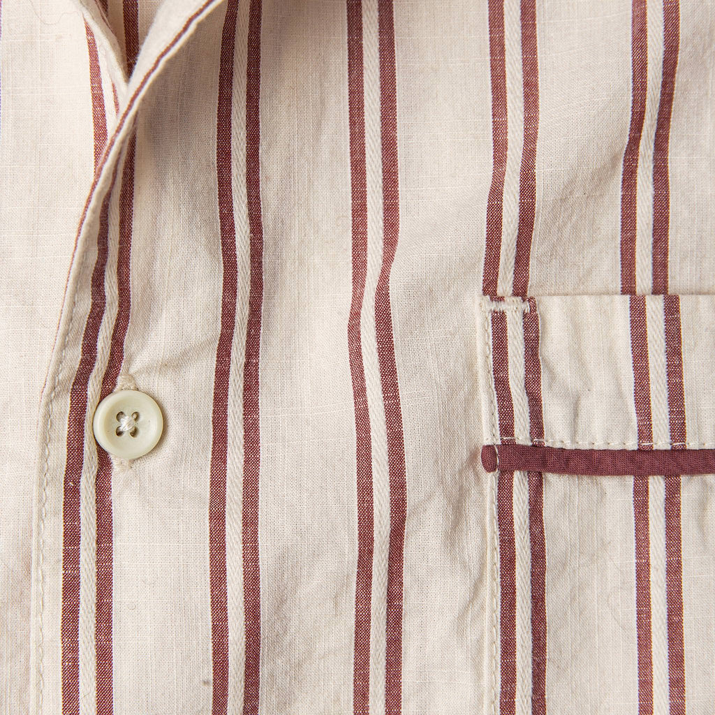 The Tulum in Cranberry Stripe
