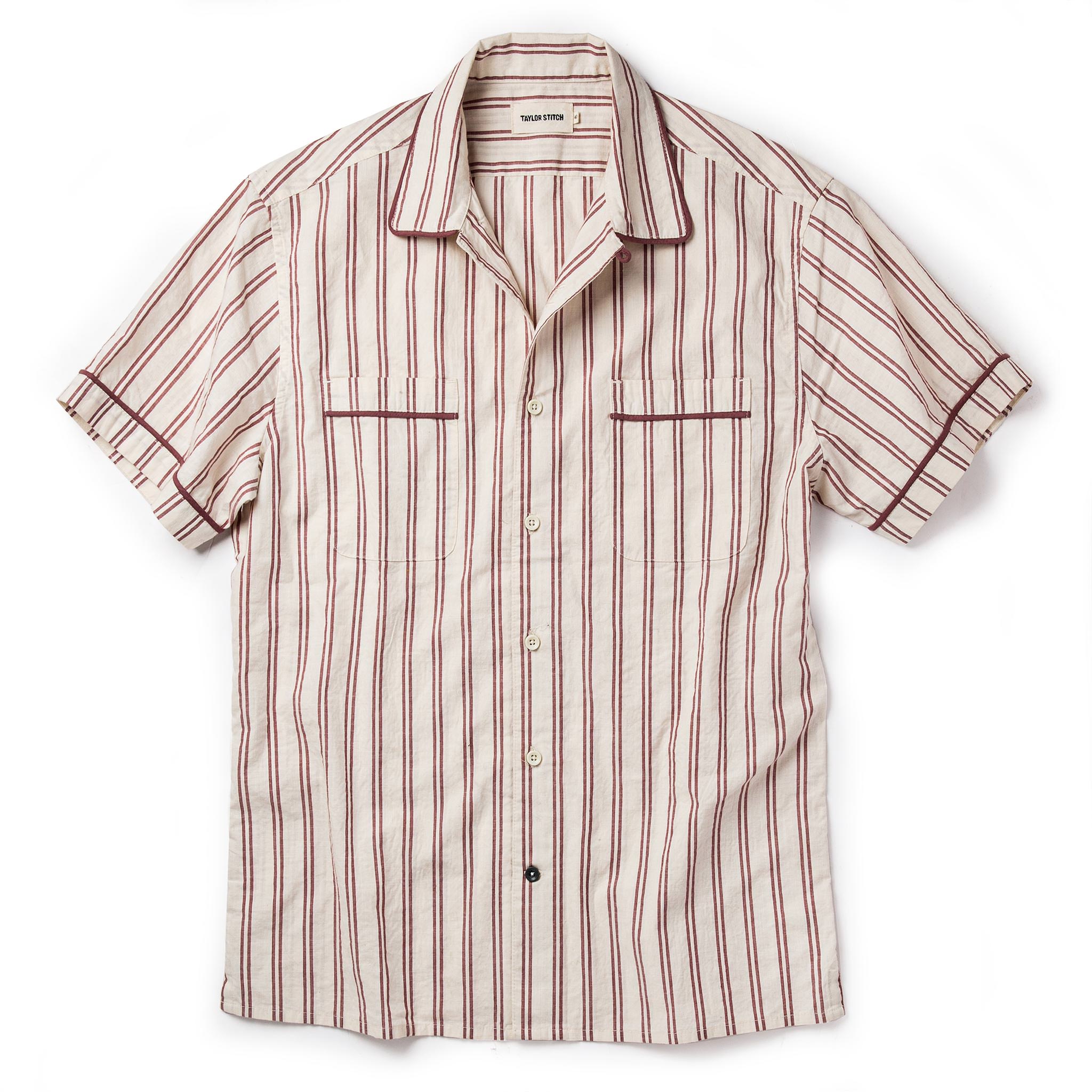 The Tulum in Cranberry Stripe