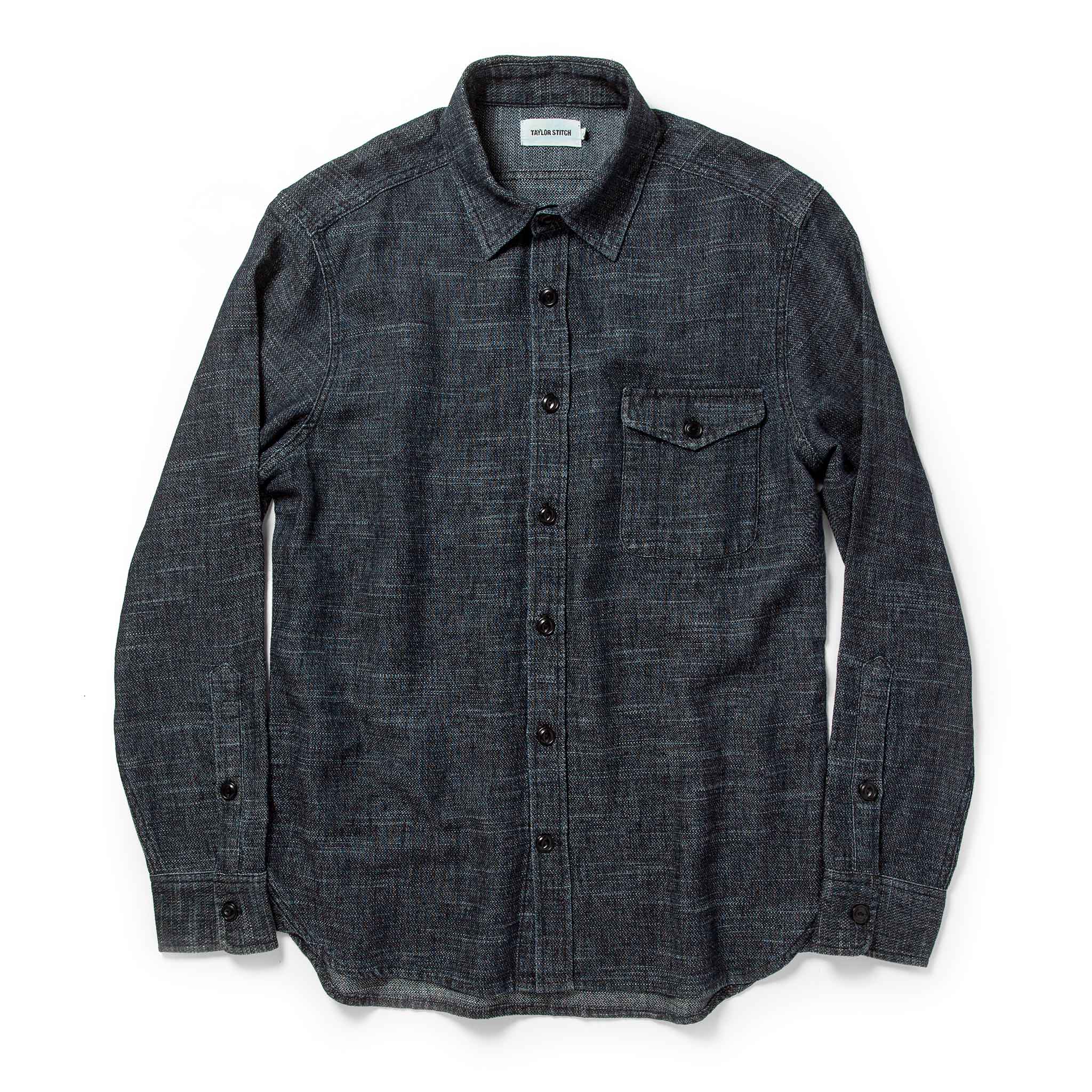 The Cash Shirt in Indigo Hemp