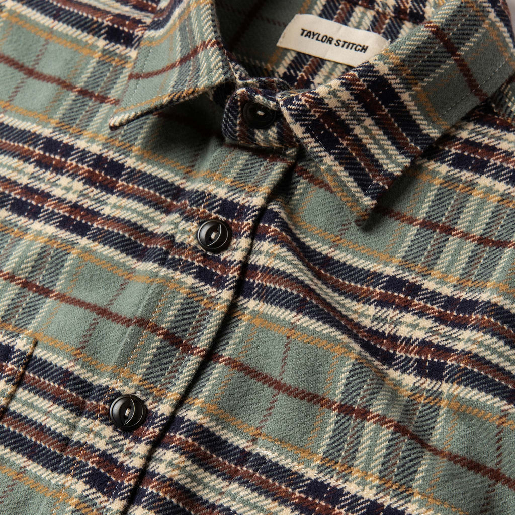 The Crater Shirt in Blue Plaid