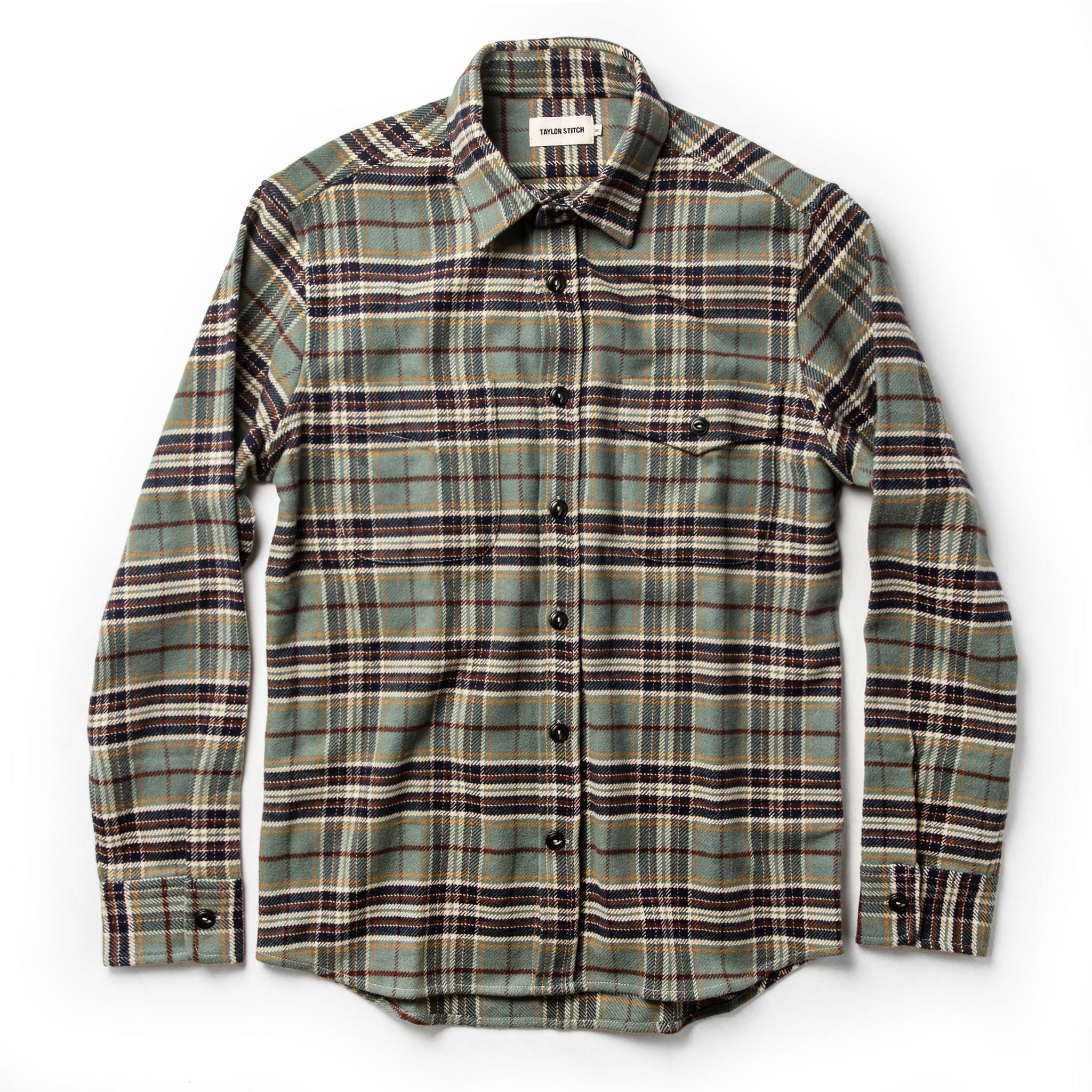 The Crater Shirt in Blue Plaid
