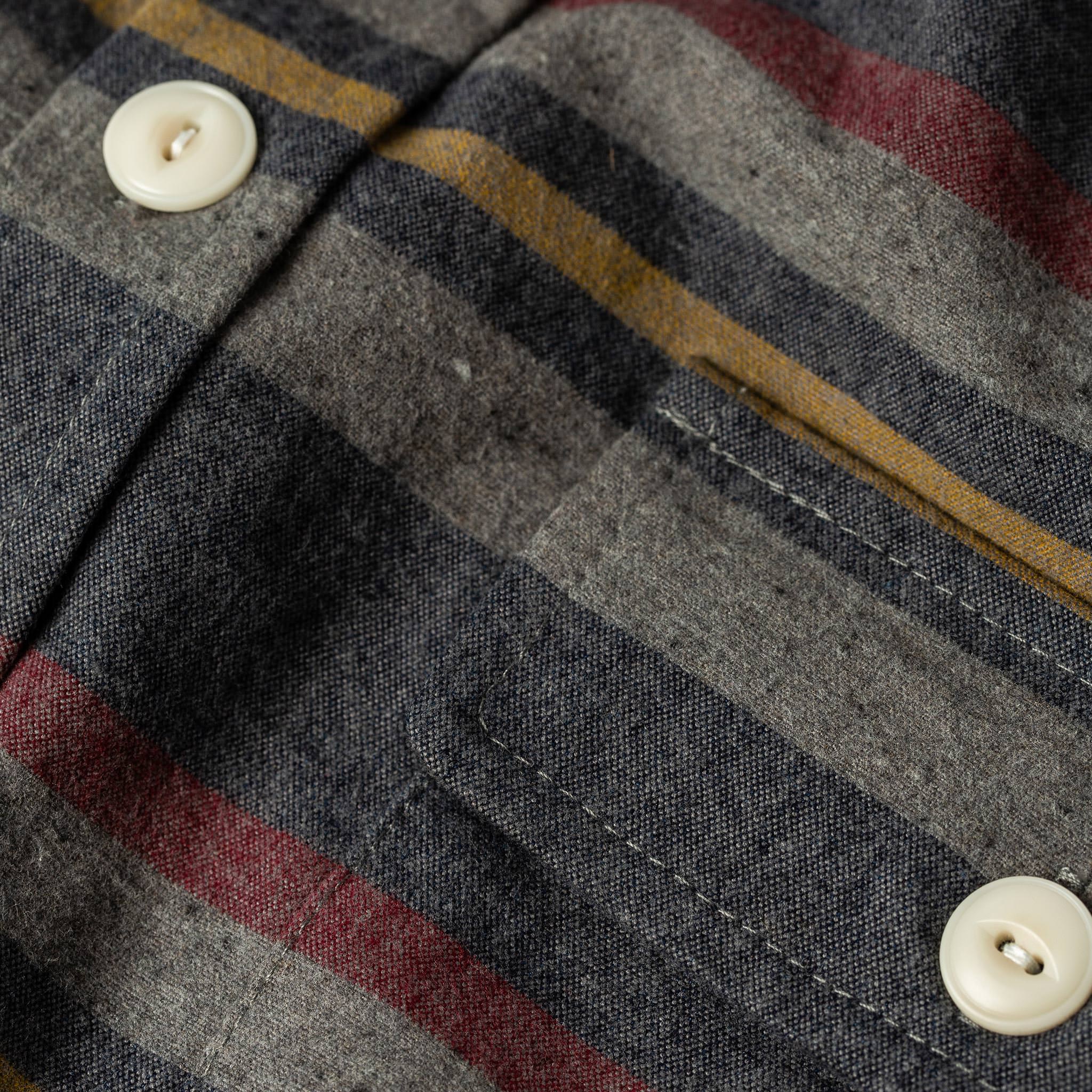 The Moto Shirt in Blanket Stripe