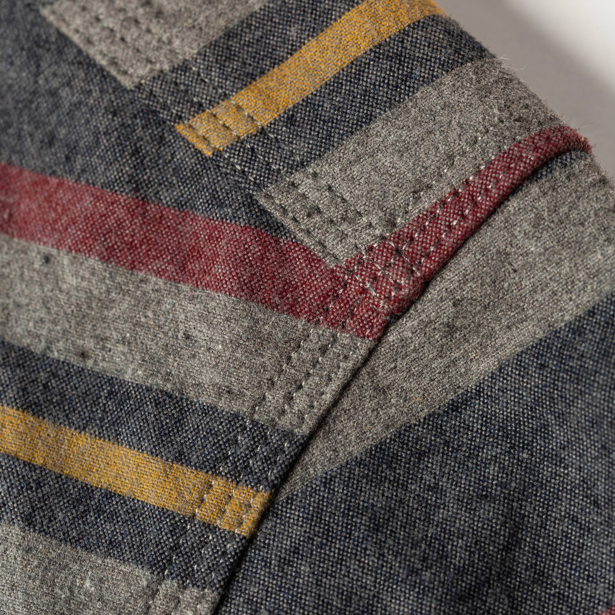 The Moto Shirt in Blanket Stripe