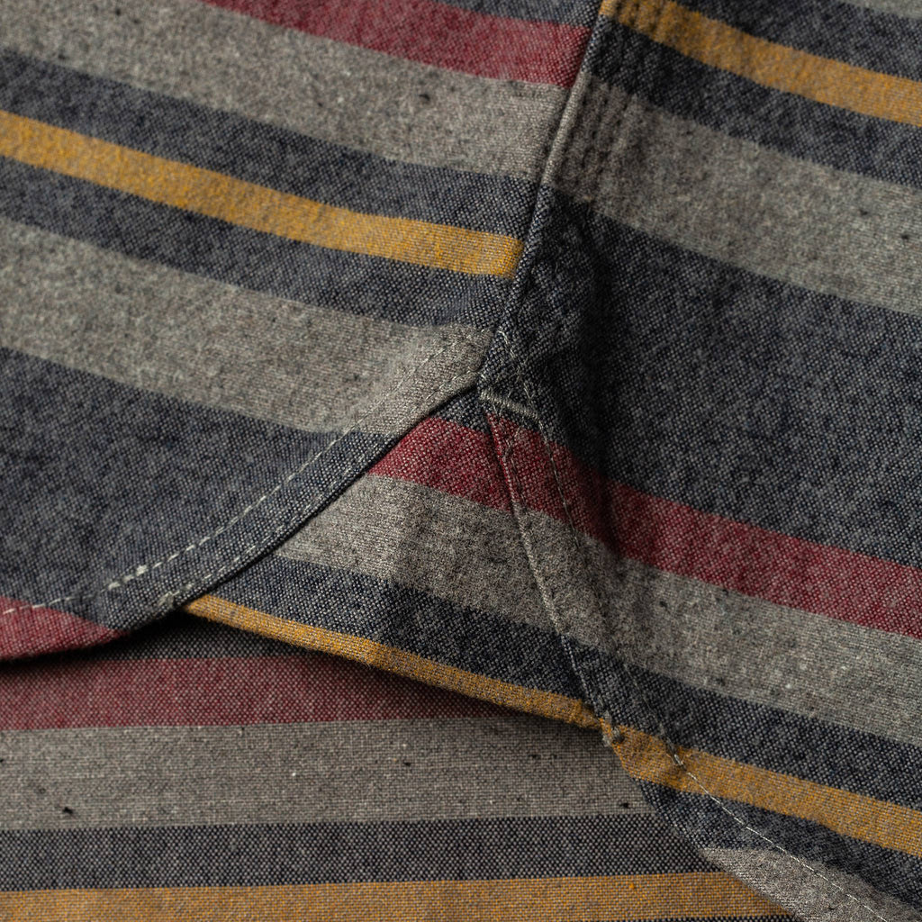 The Moto Shirt in Blanket Stripe