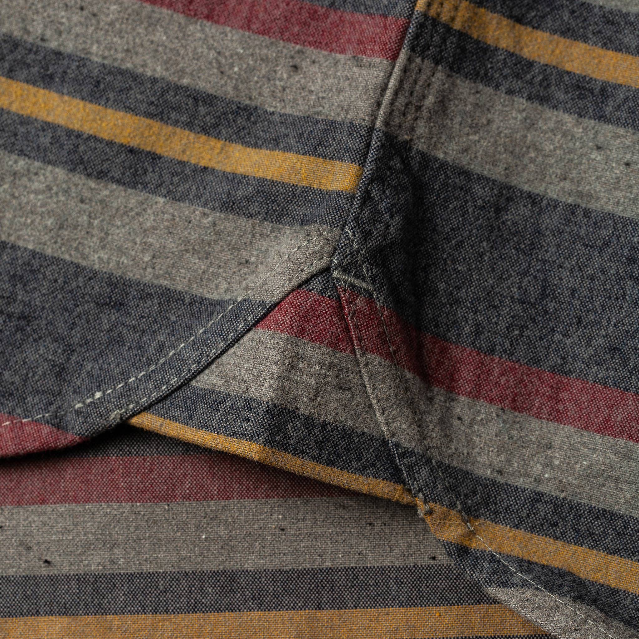 The Moto Shirt in Blanket Stripe