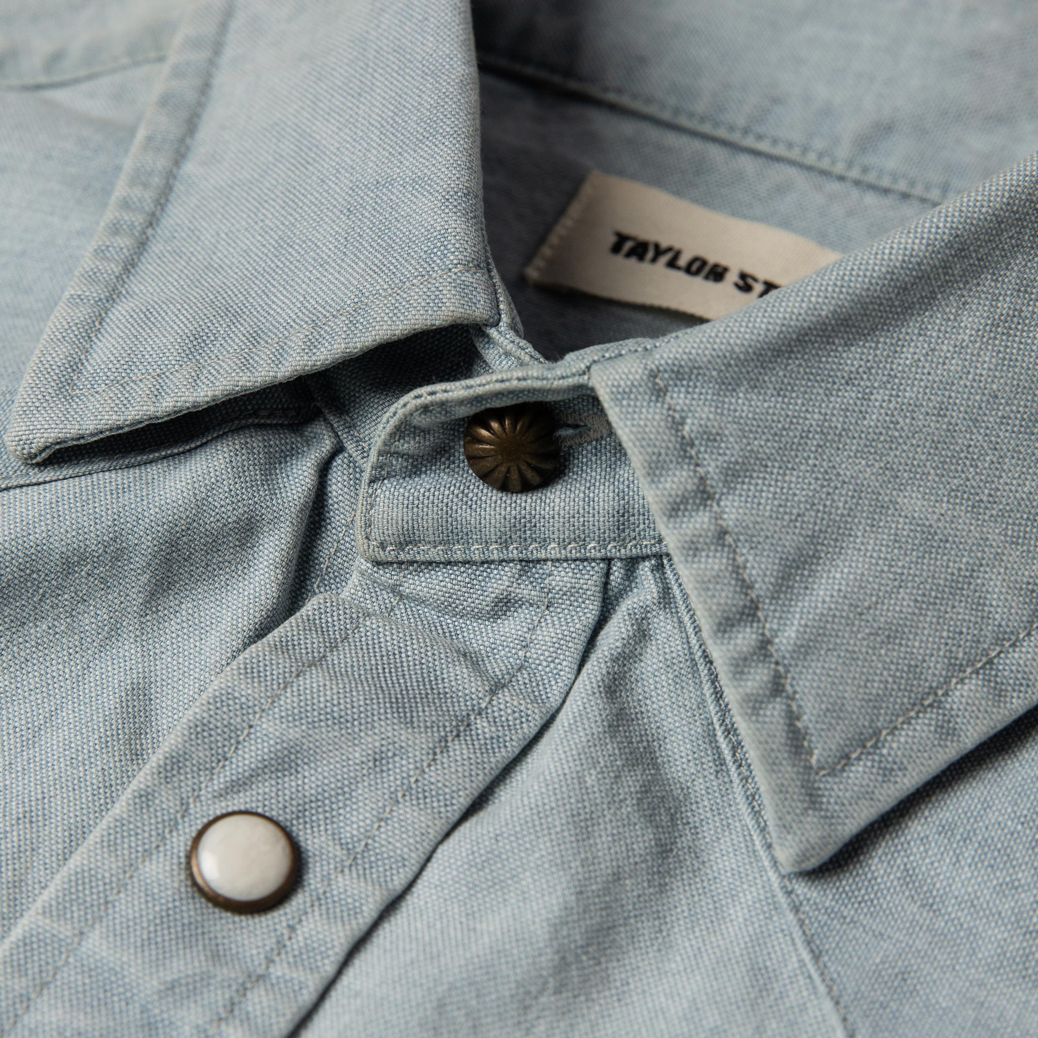 The Western Shirt in Washed Selvage Chambray
