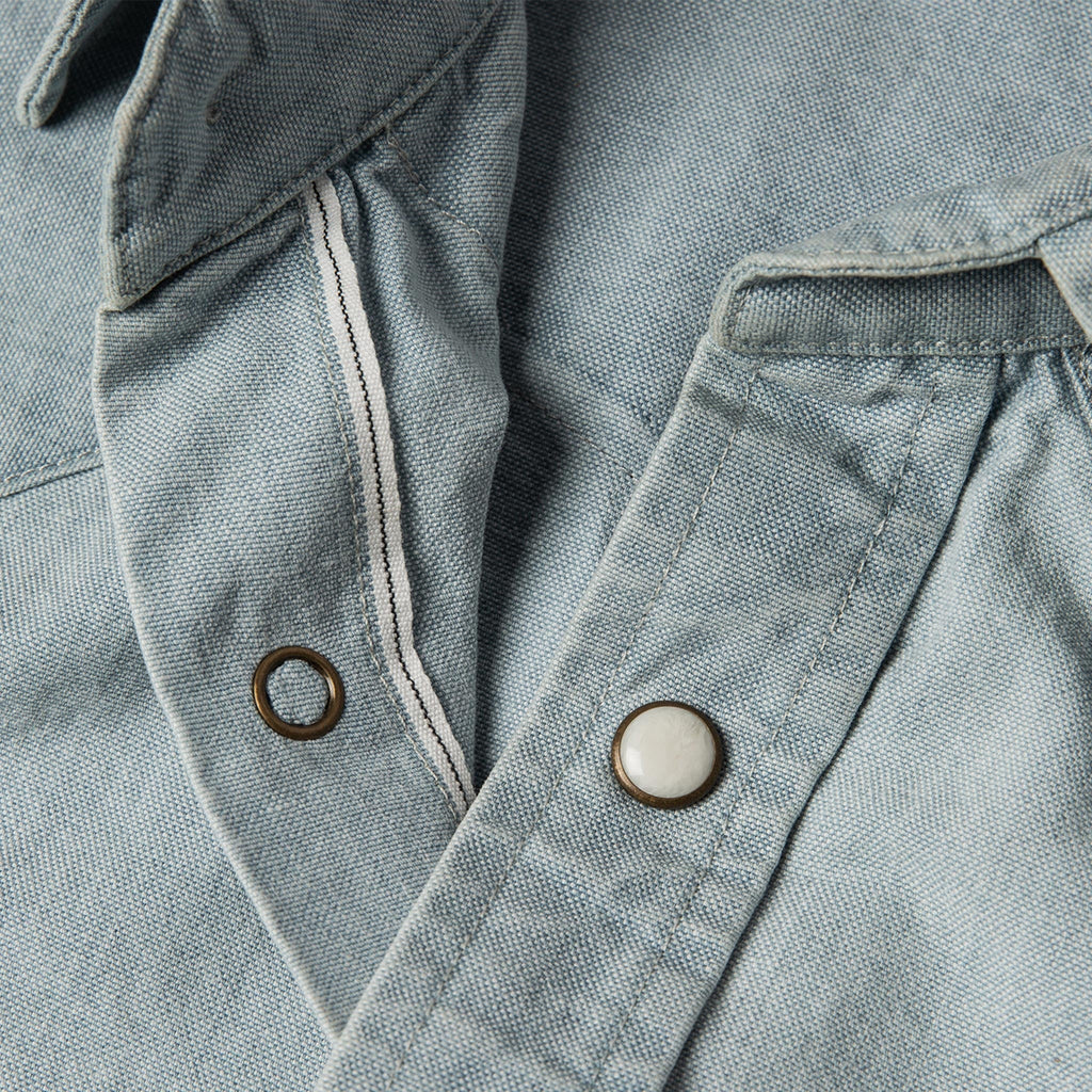 The Western Shirt in Washed Selvage Chambray