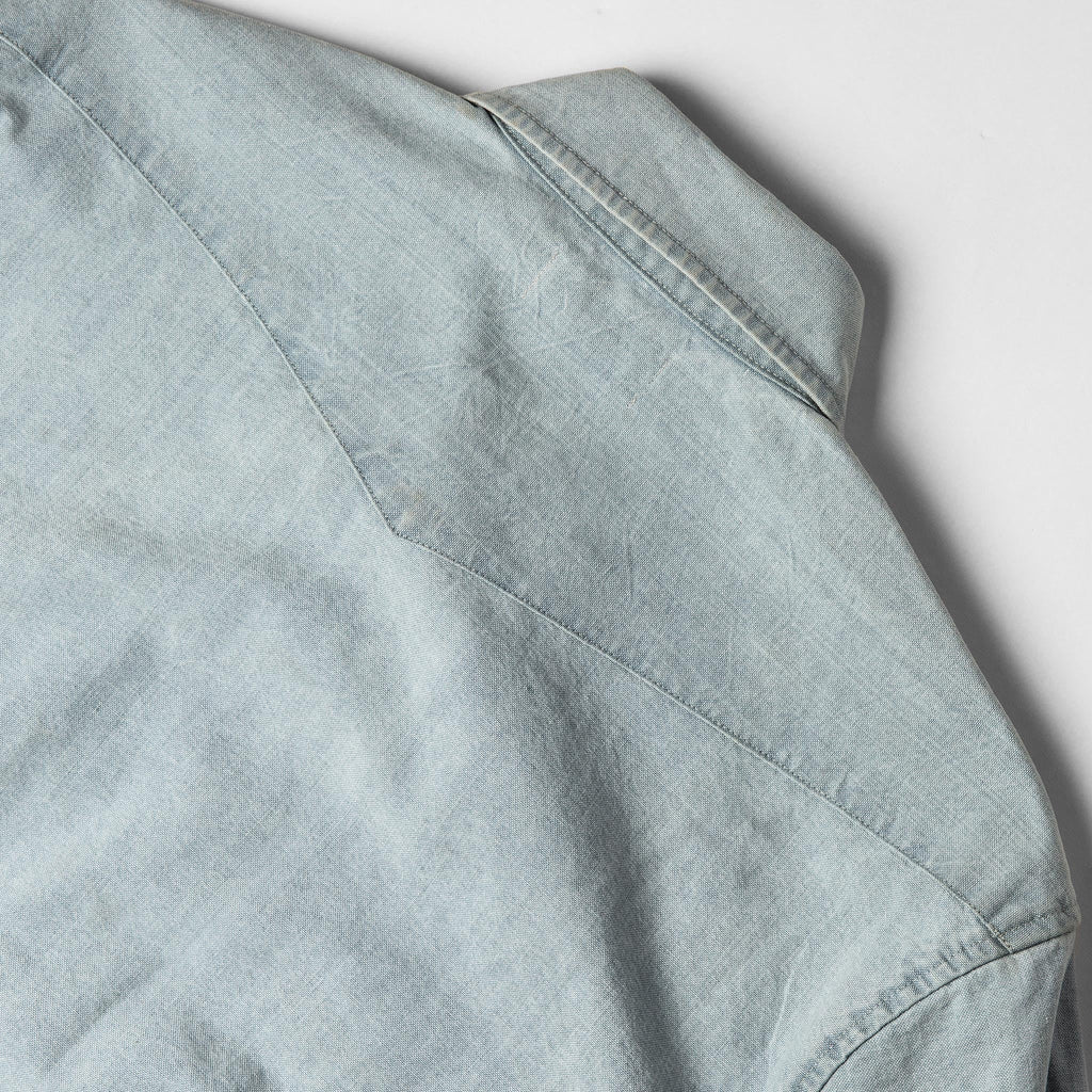 The Western Shirt in Washed Selvage Chambray