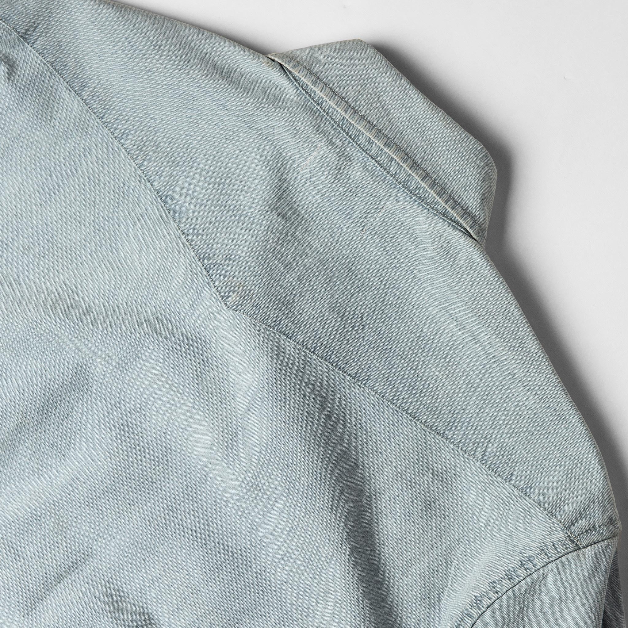 The Western Shirt in Washed Selvage Chambray