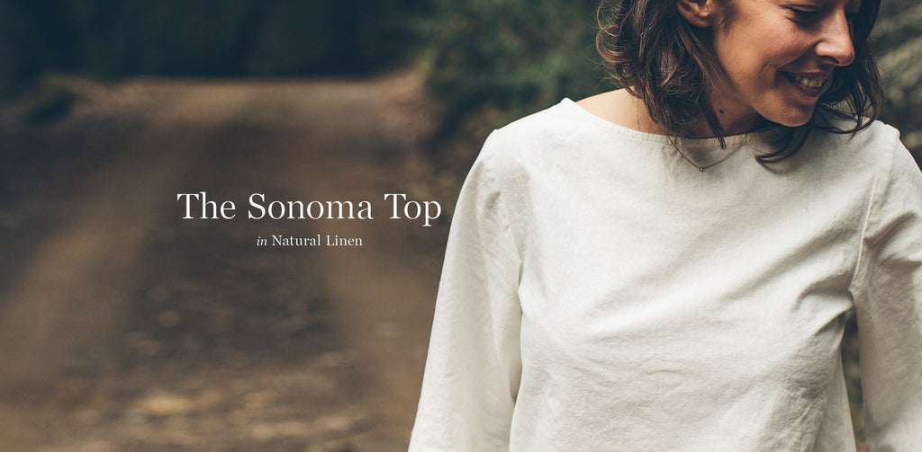 Natural Linen Top R3530
