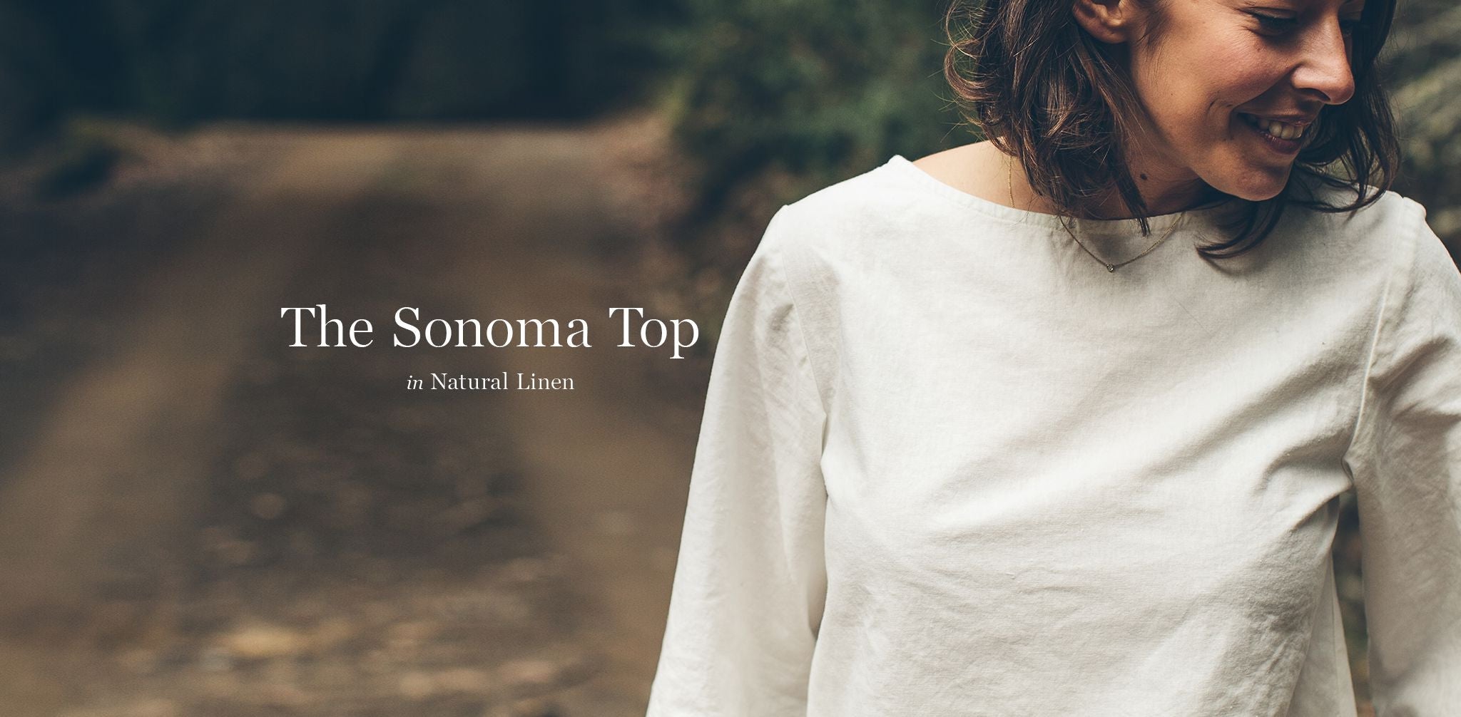 Natural Linen Top R3530